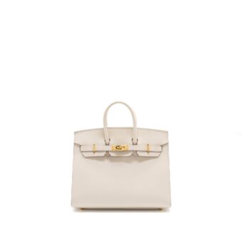 Hermes Birkin 25 Epsom Craie GHW Stamp Z