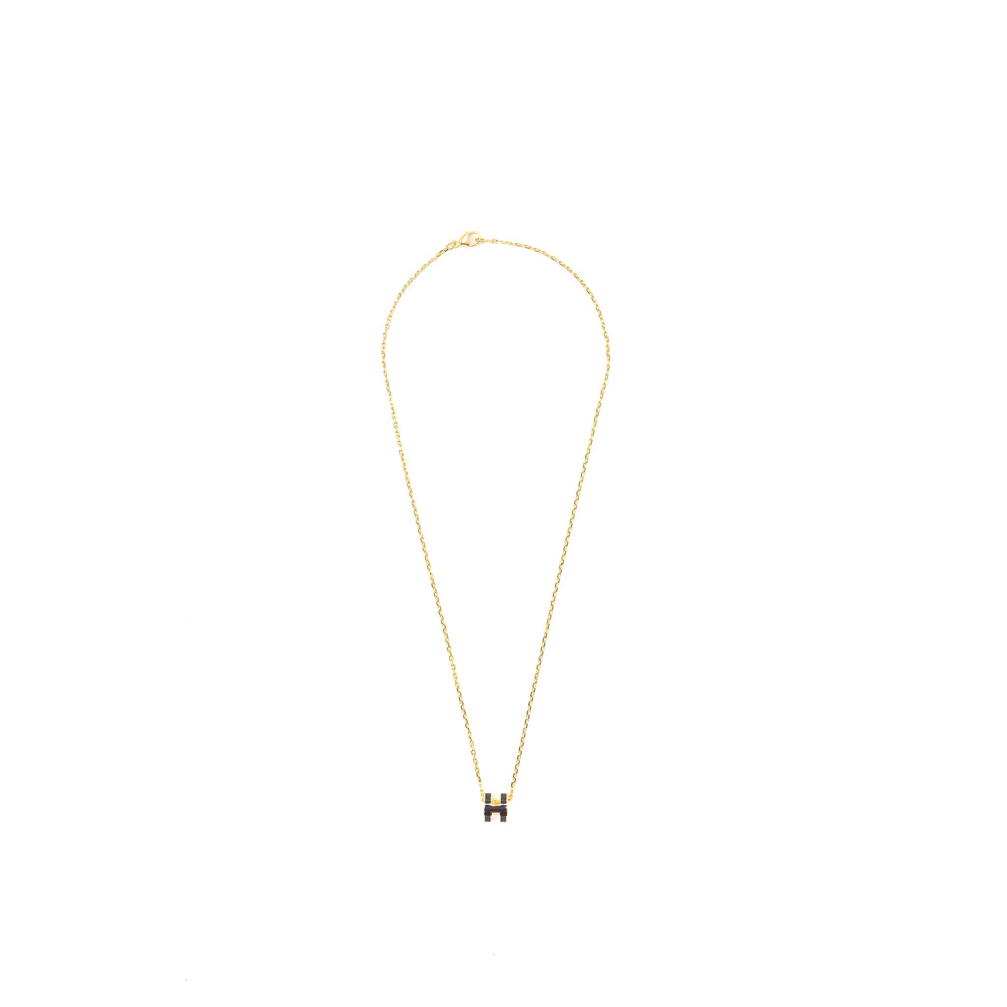 Hermes mini pop h PENDANT Black GHW - Image 2