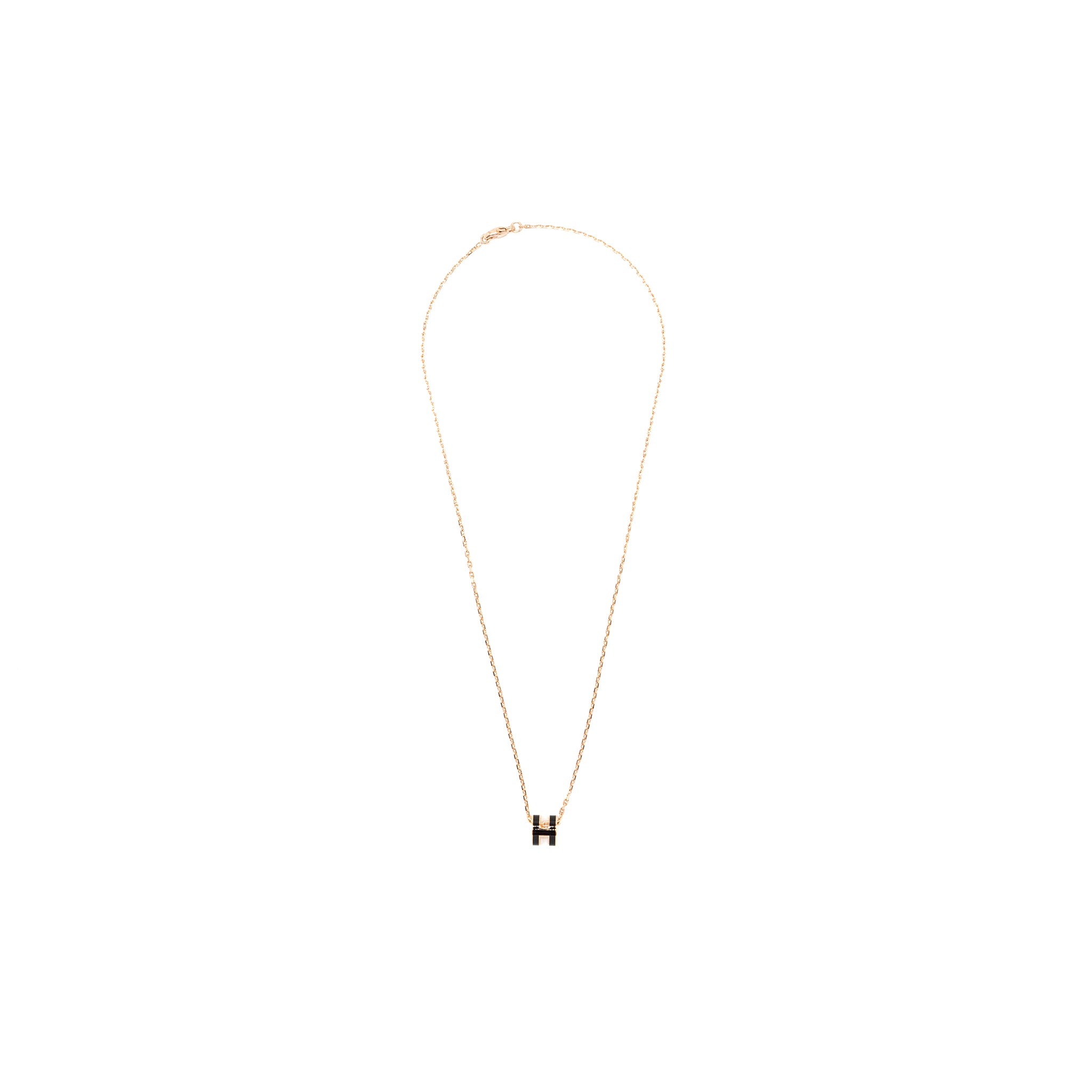 Hermes Mini Pop H Pendant BLACK RGHW - Image 2