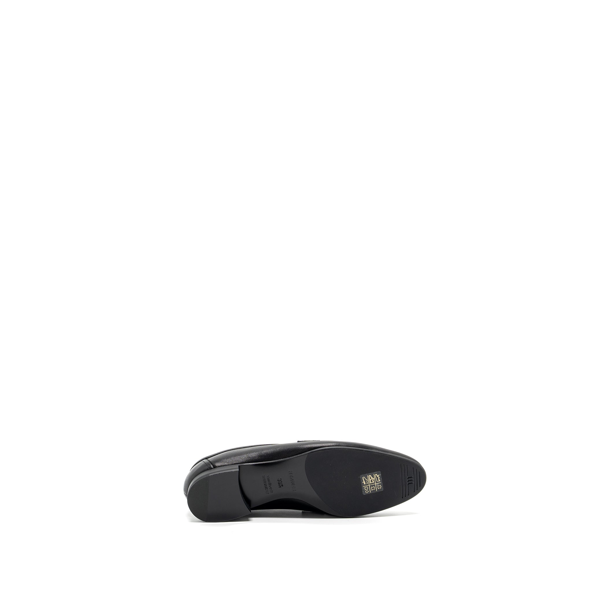 Hermes Size 38.5 Mocassins Royal Loafer Black GHW - Image 7