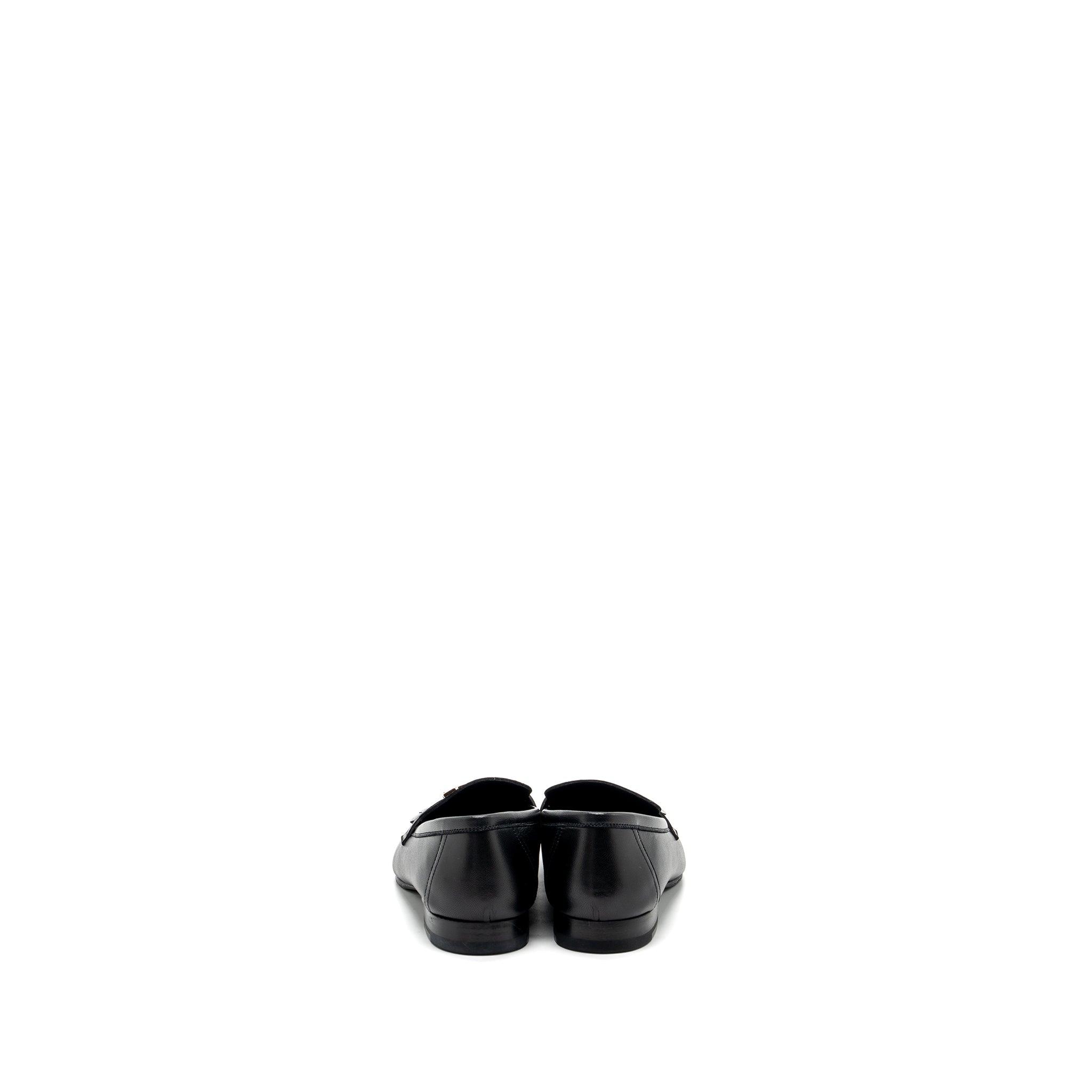 Hermes Size 38.5 Mocassins Royal Loafer Black GHW - Image 3