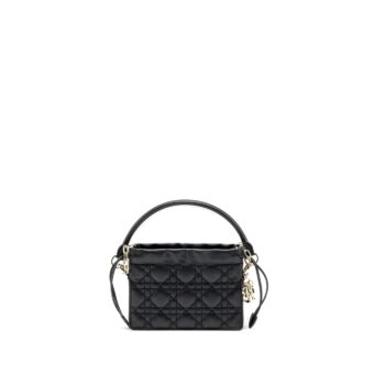 Dior milly crossbody bag lambskin black LGHW