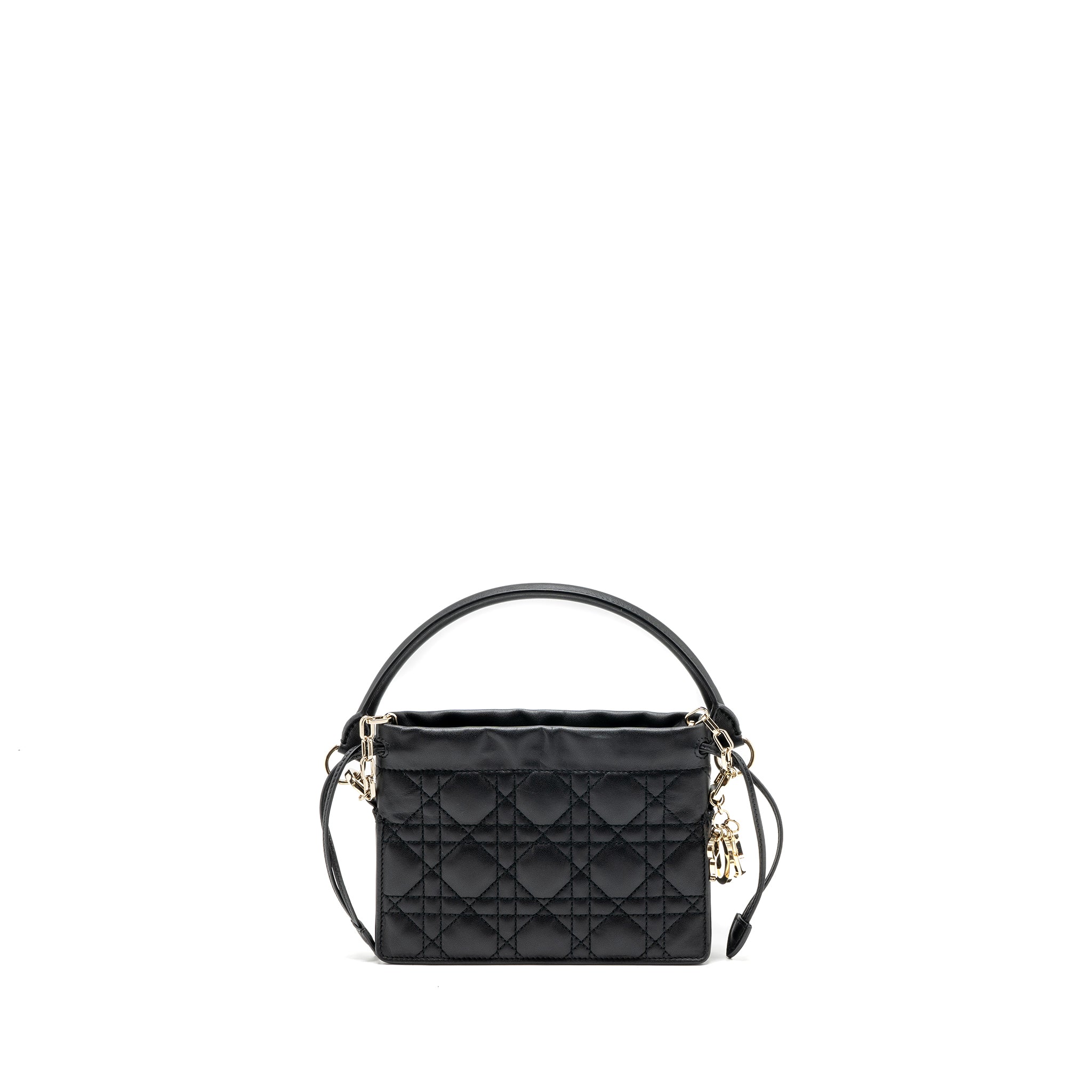 Dior milly crossbody bag lambskin black LGHW