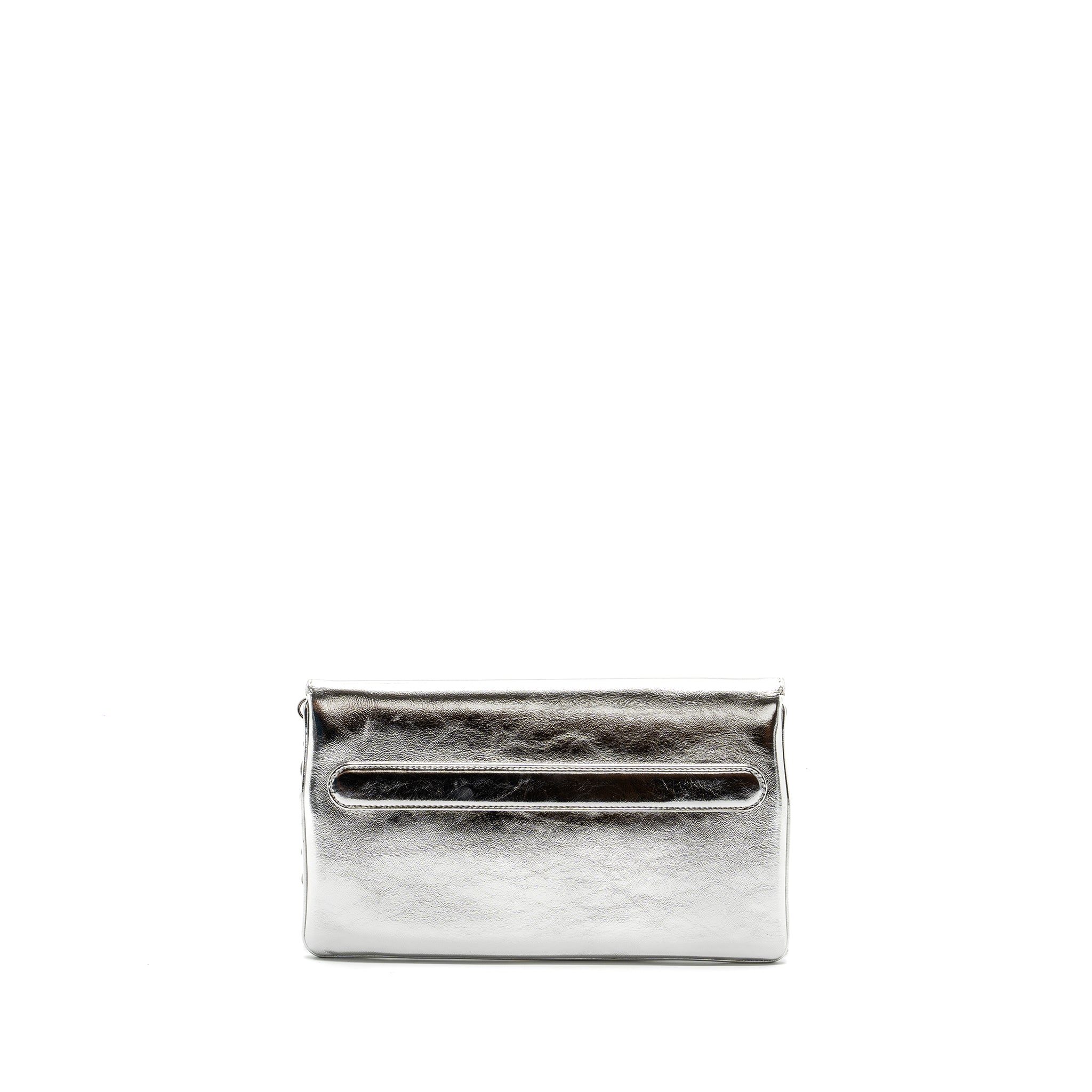 Dior Diordouble Clutch With Chains Calfskin Argent Black Hardware - Image 2