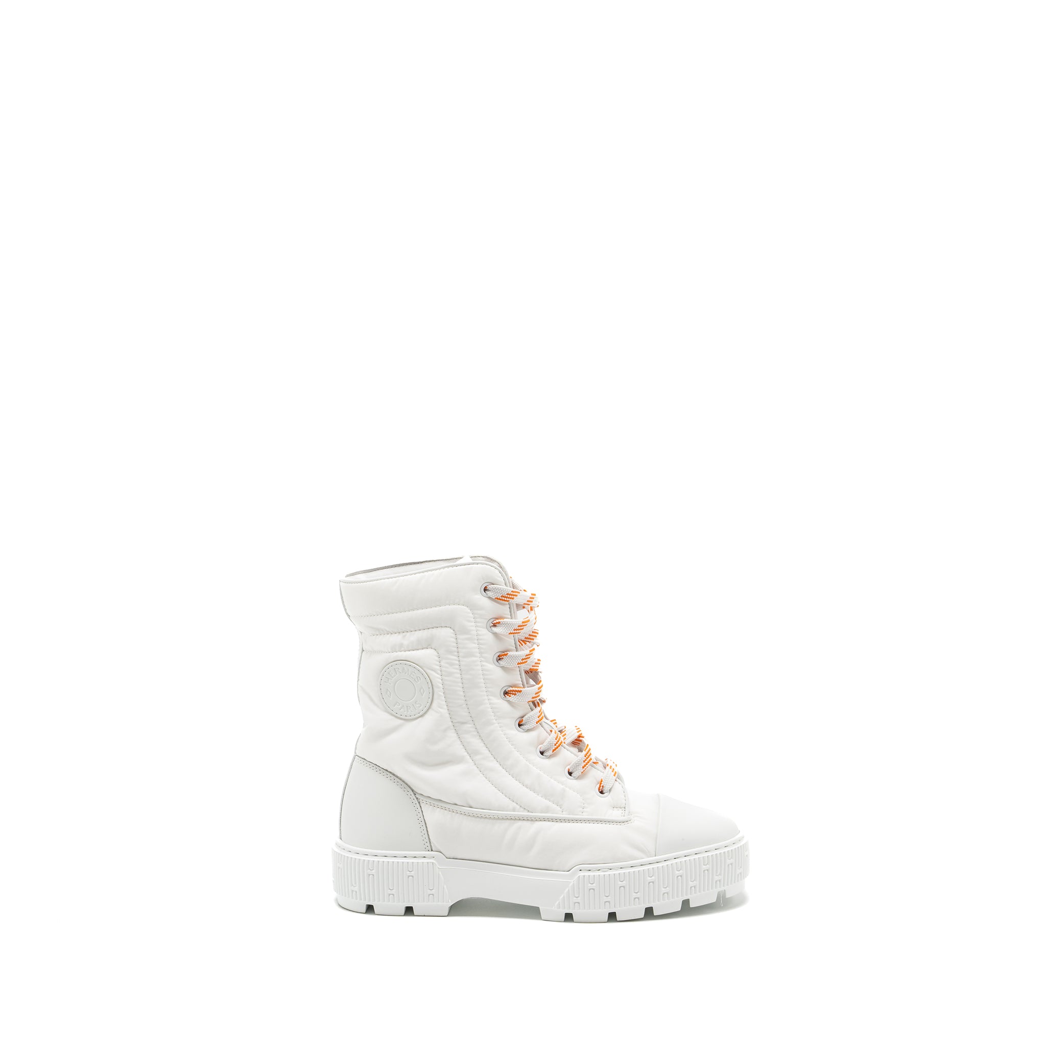Hermes Size 38 Femme Bottines Fresh Boots Blanc - Image 5