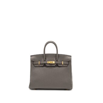 Hermes birkin25 togo gris etain GHW stamp U