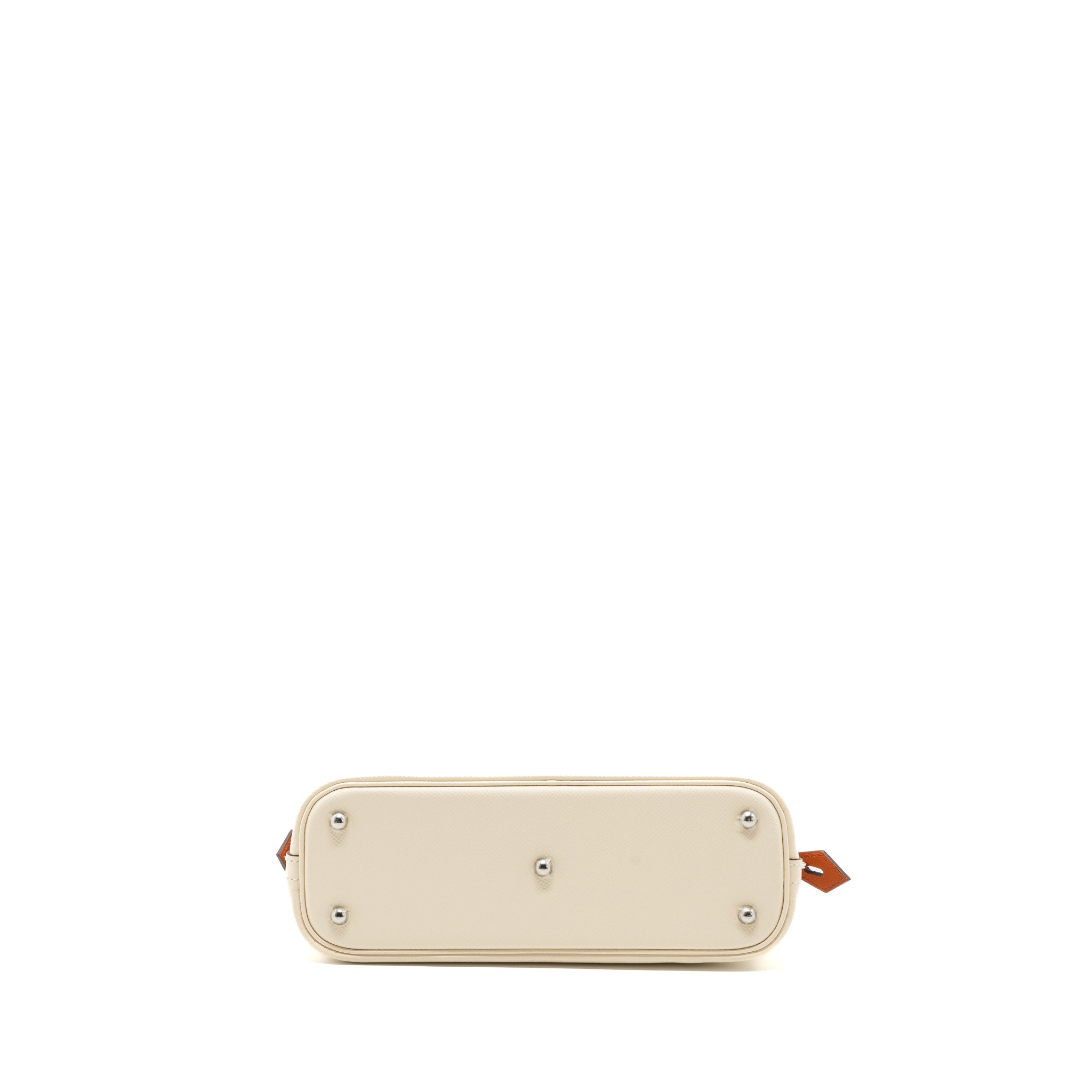 Hermes Bolide 1923 25 Epsom Nata/Terre Battue/Jaune Citron SHW Stamp U - Image 5