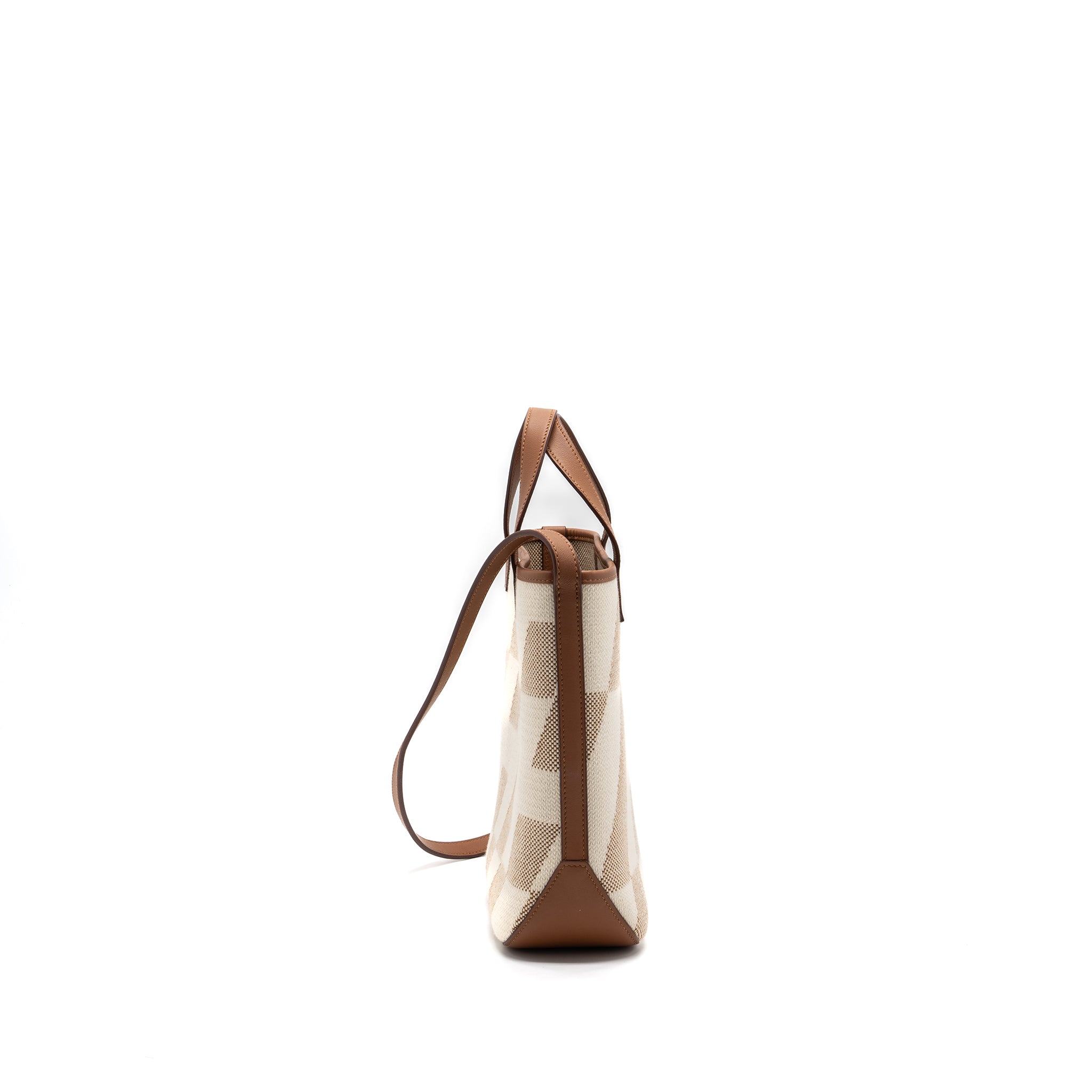 Hermes Cabas H En Biais 27 Bag Naturel/Gold Stamp Z - Image 2