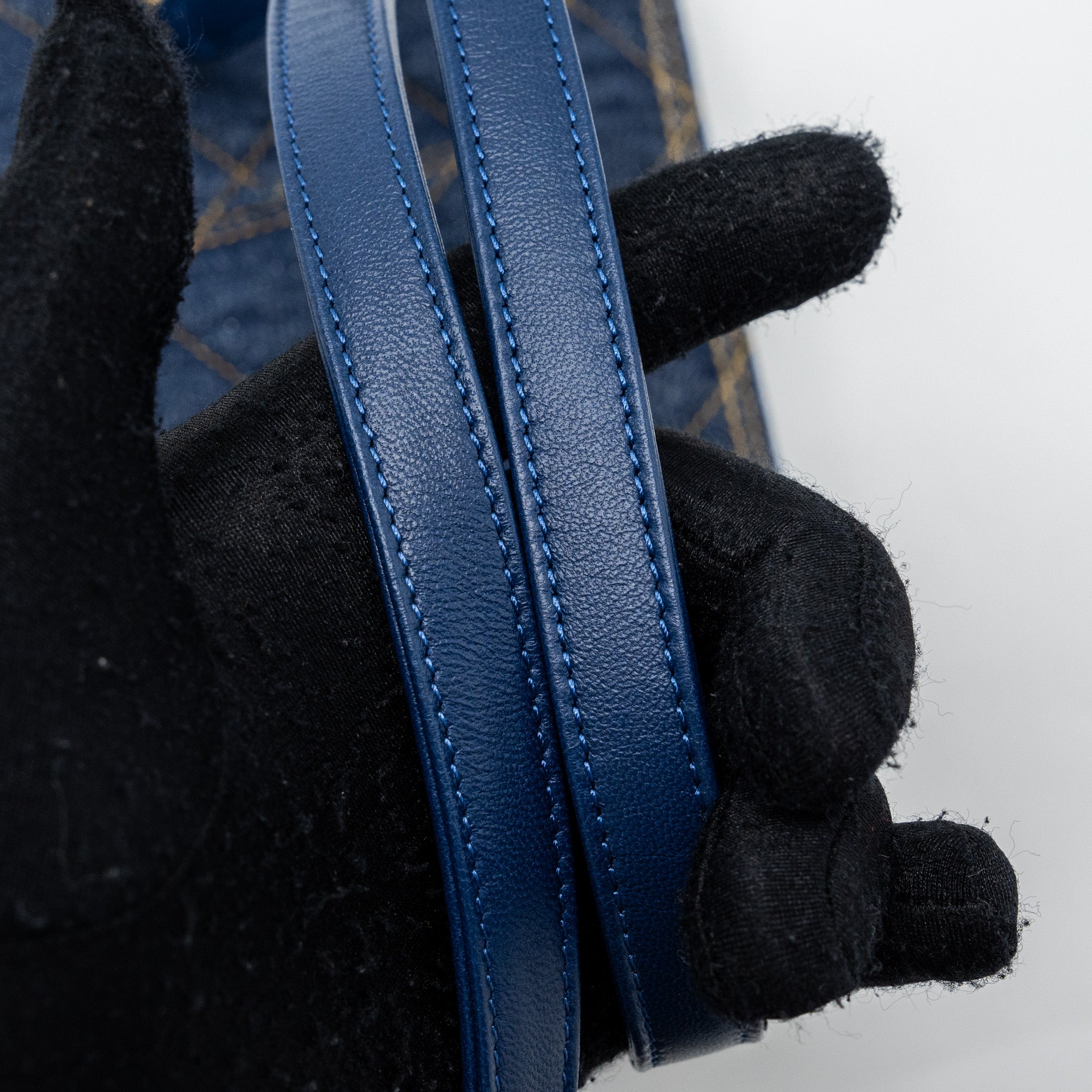 Chanel 23S flap backpack denim blue with GHW (microchip) - Image 13