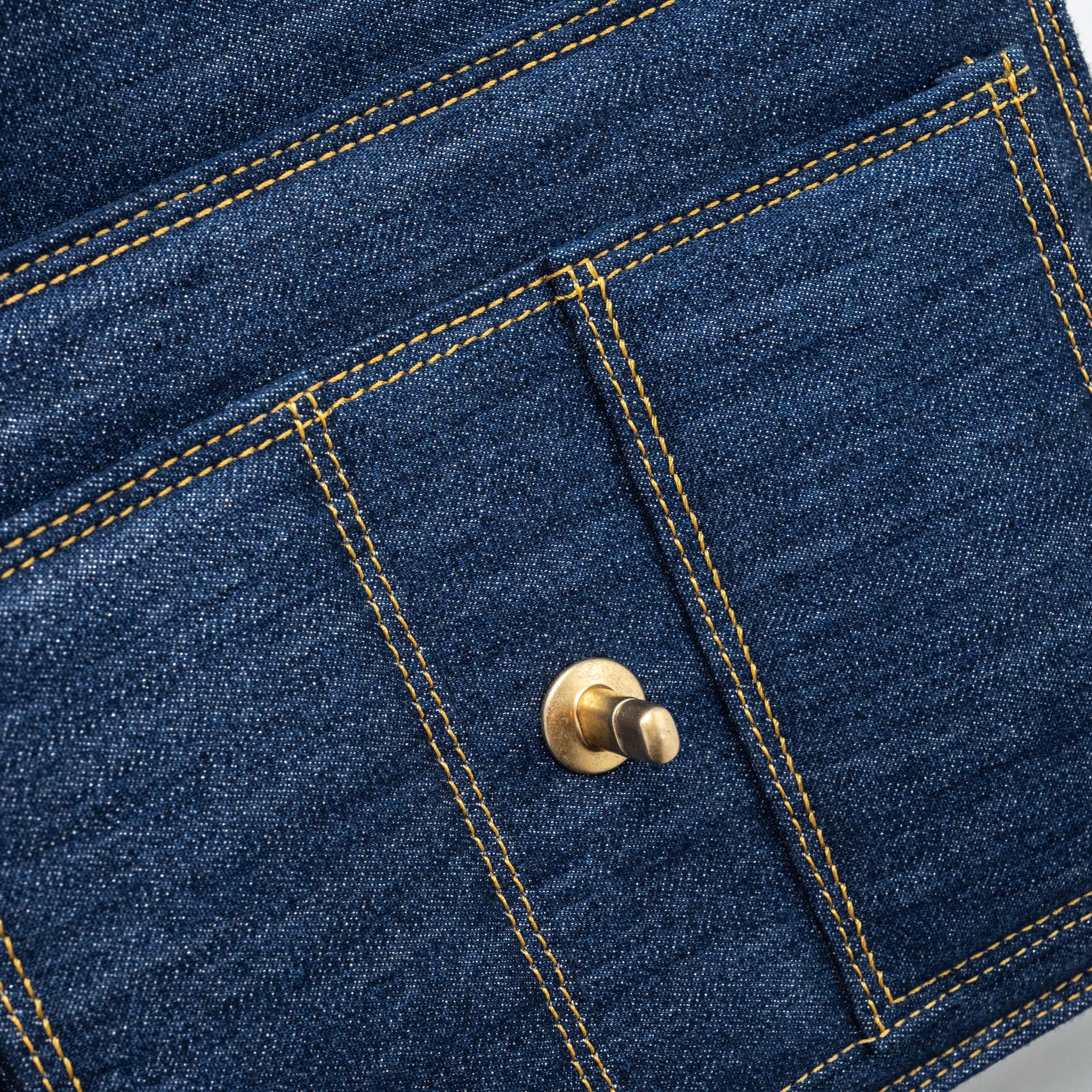 Chanel 23S flap backpack denim blue with GHW (microchip) - Image 14
