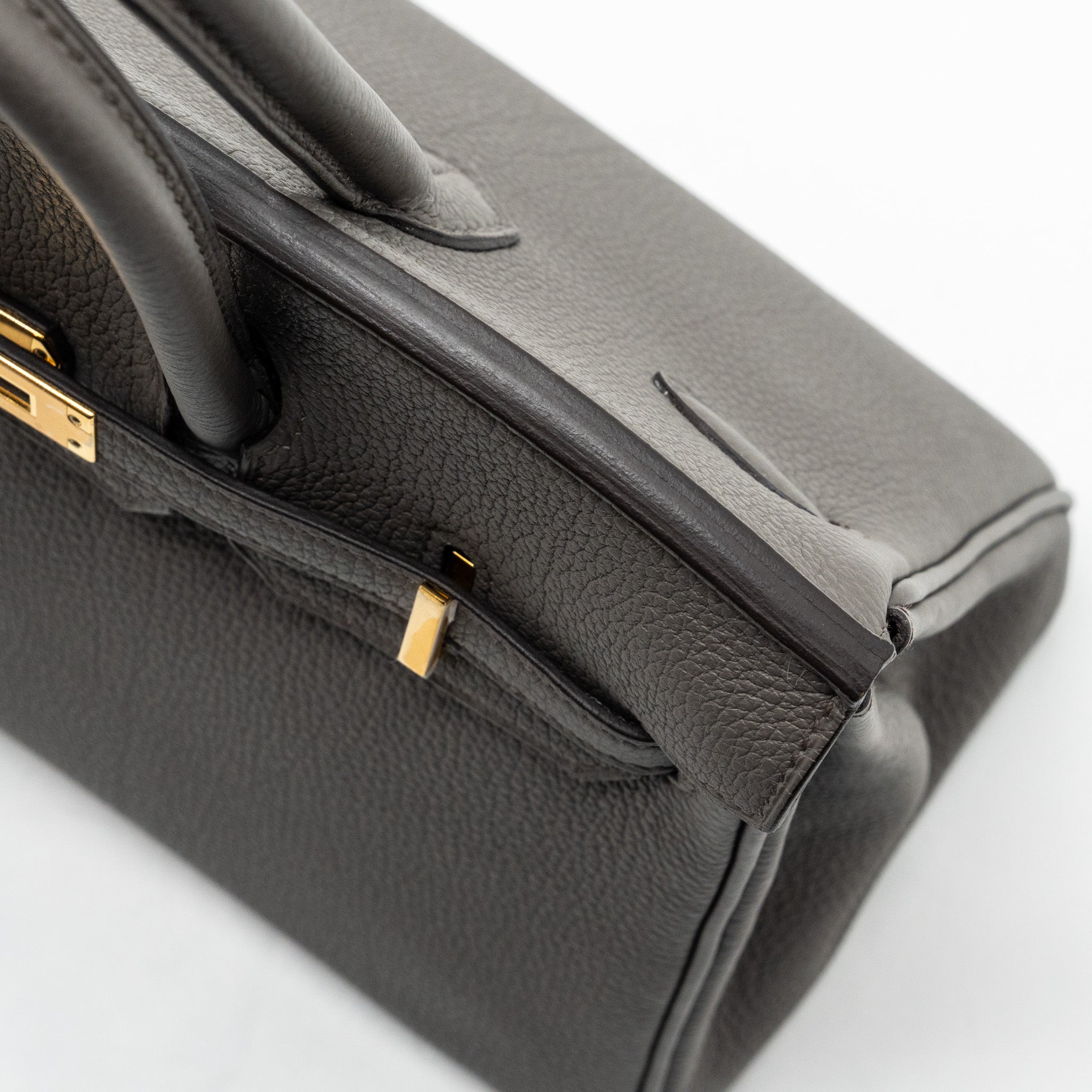 Hermes birkin25 togo gris etain GHW stamp U - Image 9