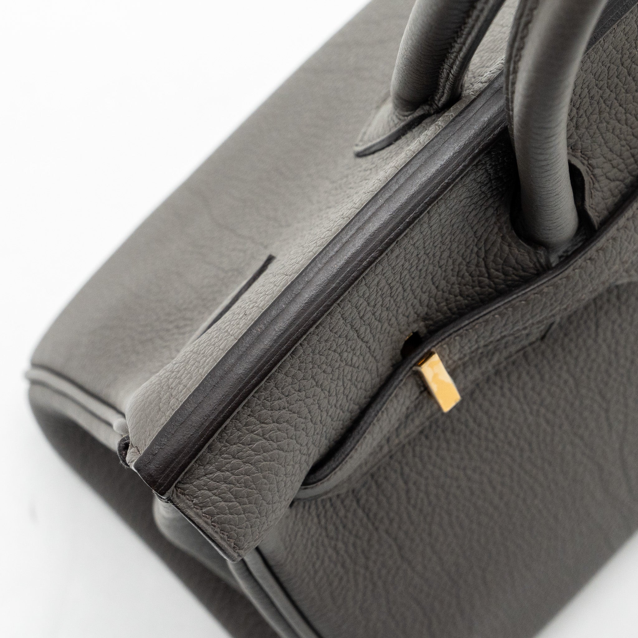 Hermes birkin25 togo gris etain GHW stamp U - Image 10