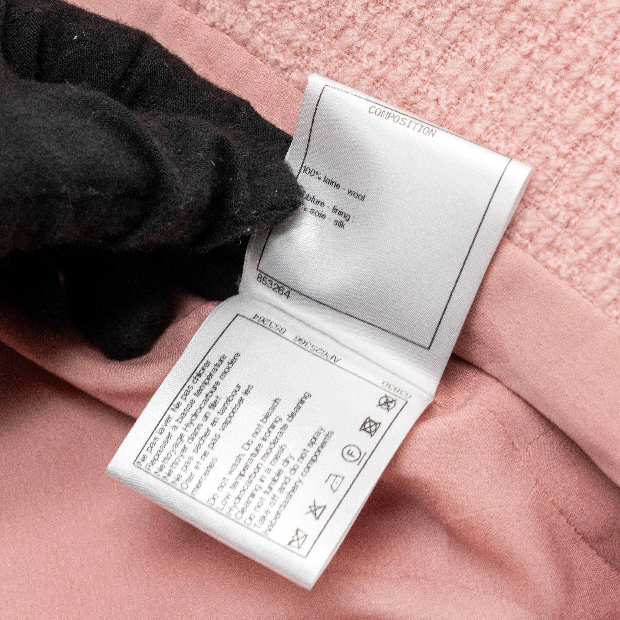 Chanel size 34 22K jacket wool light pink - Image 8