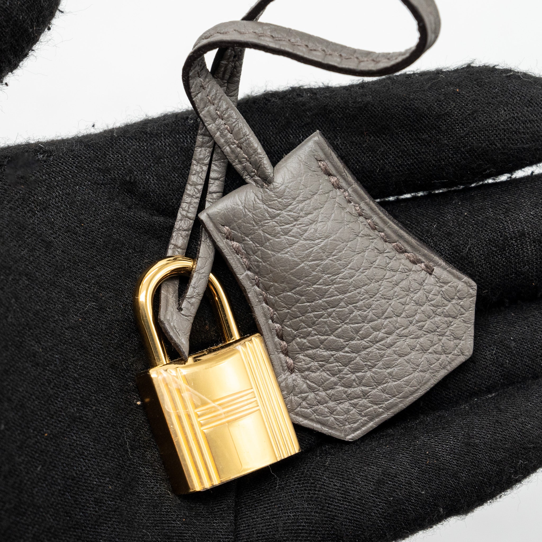Hermes birkin25 togo gris etain GHW stamp U - Image 15