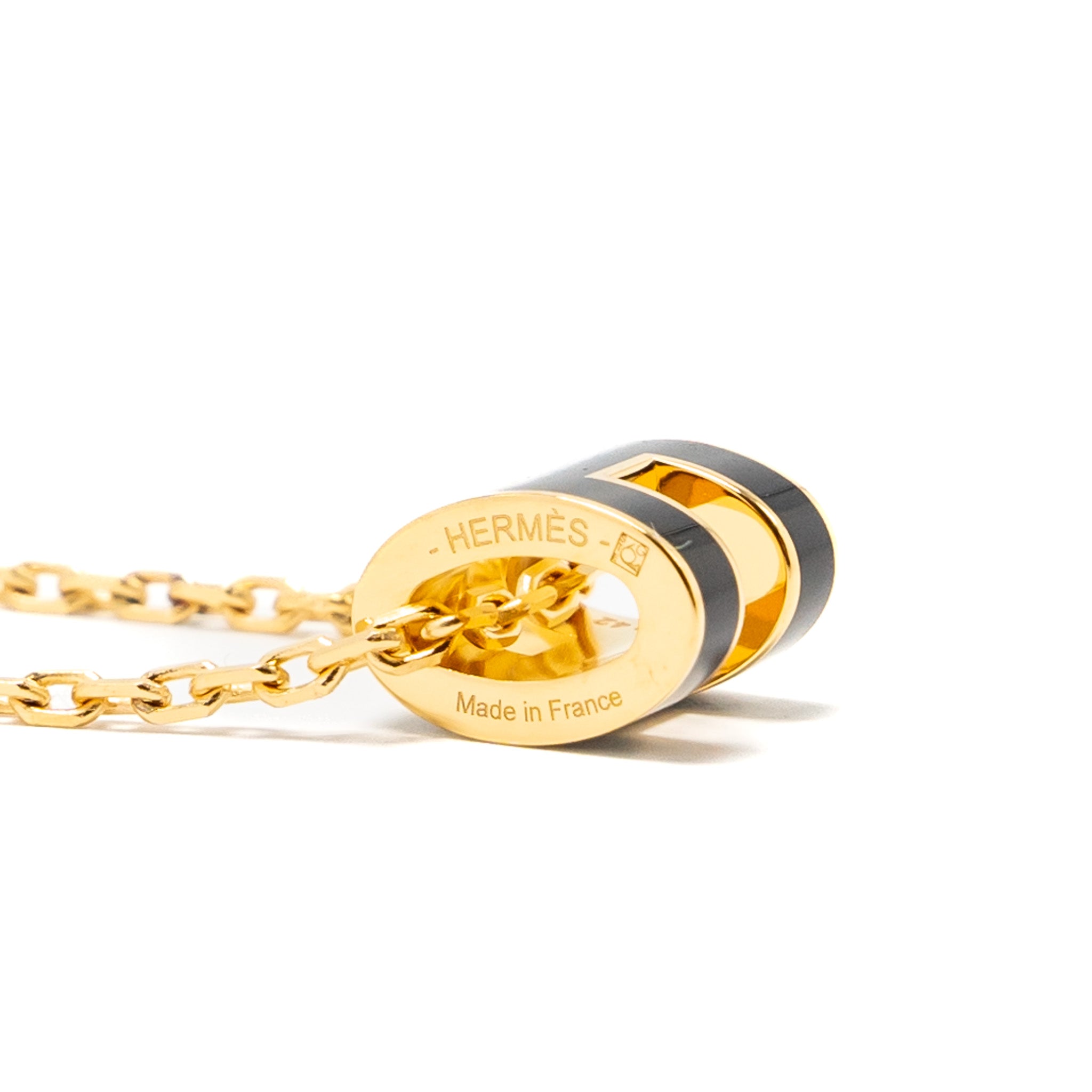Hermes mini pop h PENDANT Black GHW - Image 4