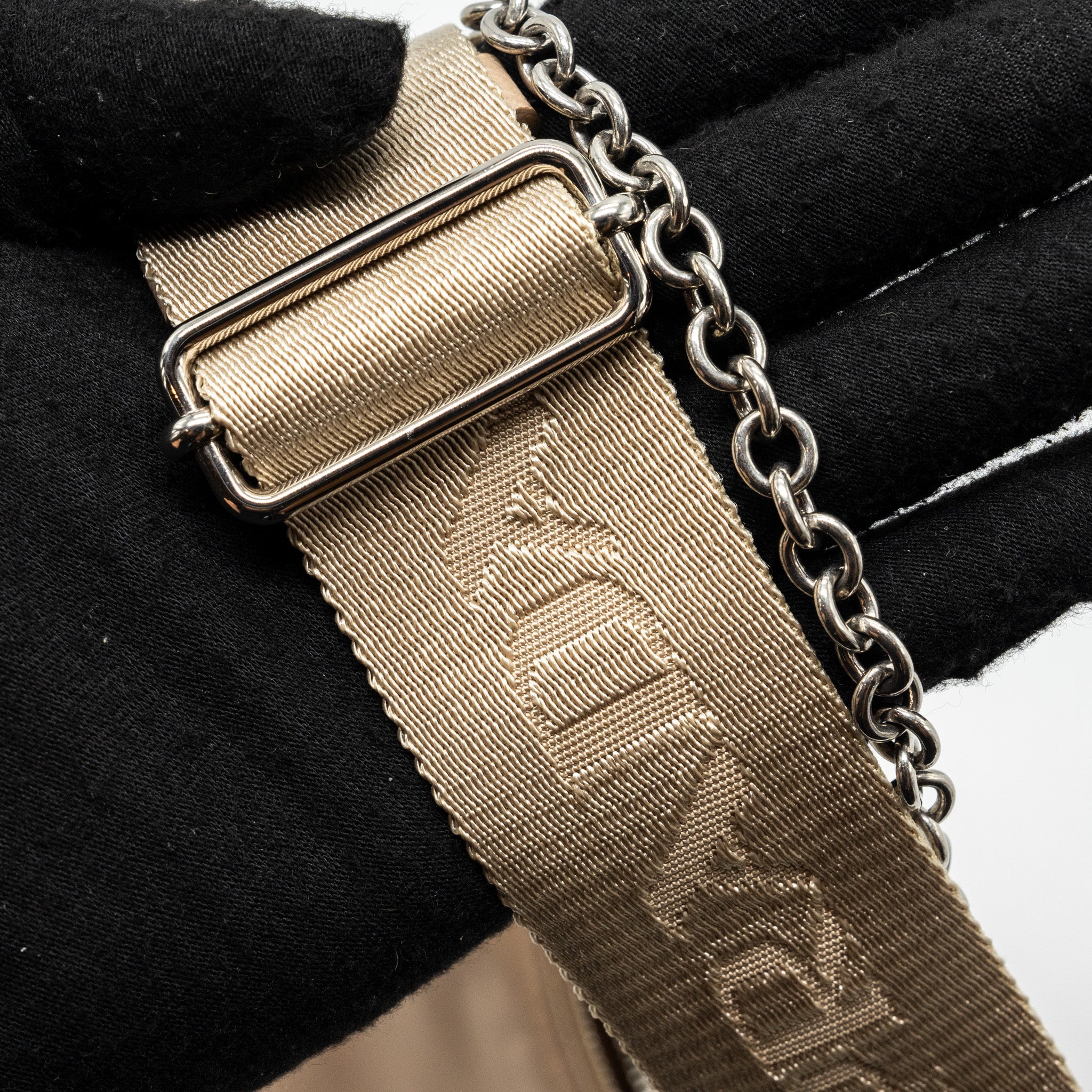 Prada Re-edition 2005 Shoulder Bag Re-Nylon Beige SHW - Image 11