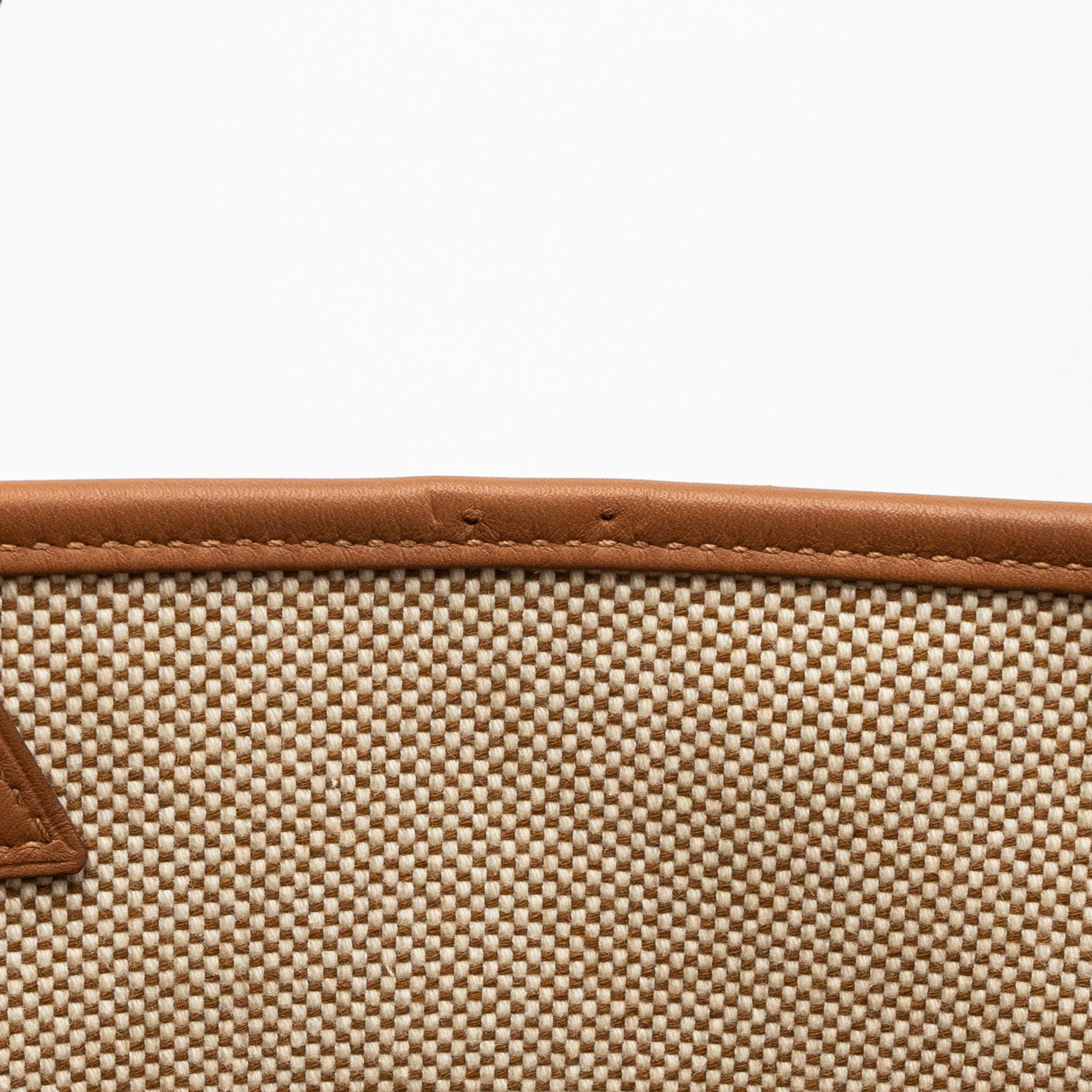 Hermes Cabas H En Biais 27 Bag Naturel/Gold Stamp Z - Image 11