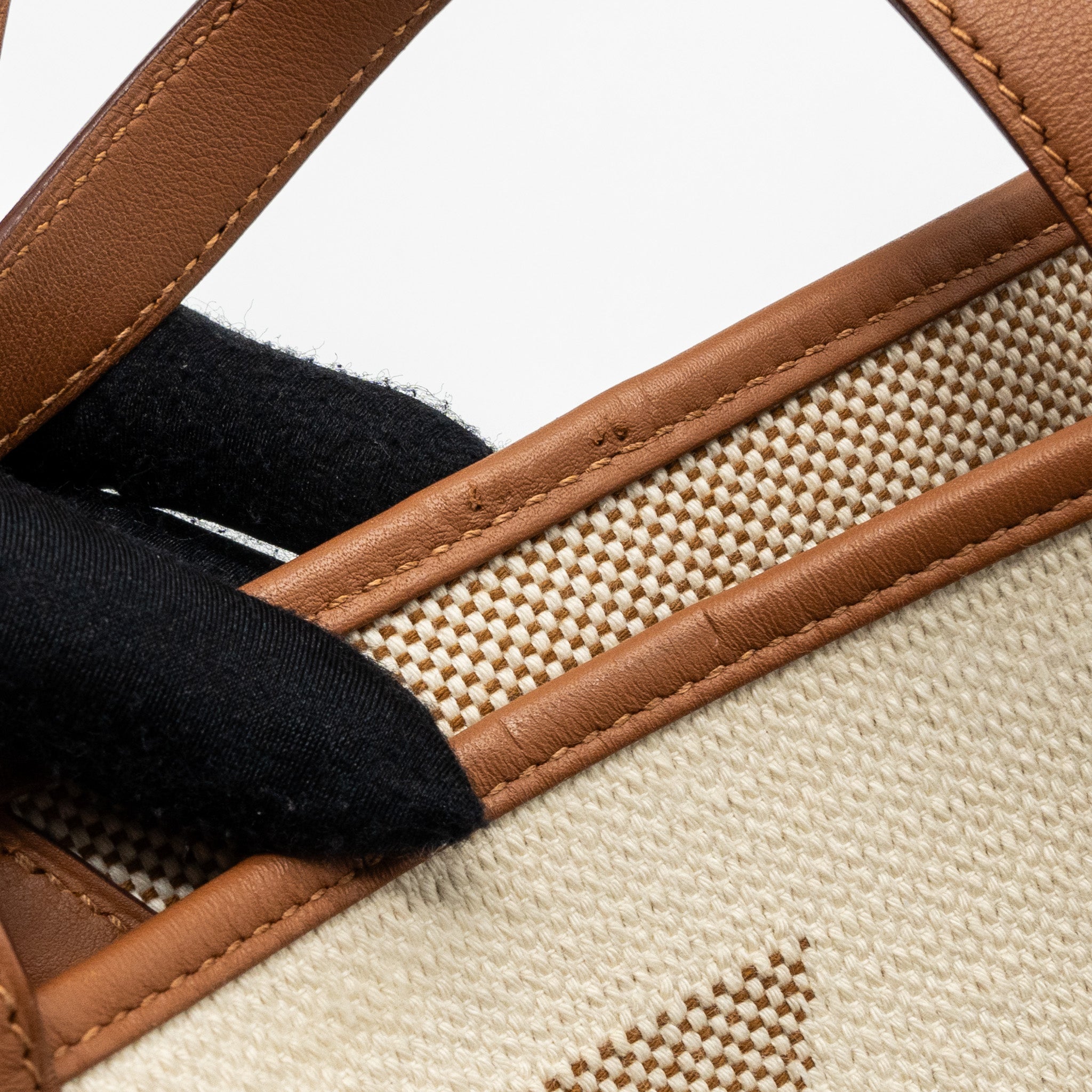 Hermes Cabas H En Biais 27 Bag Naturel/Gold Stamp Z - Image 12