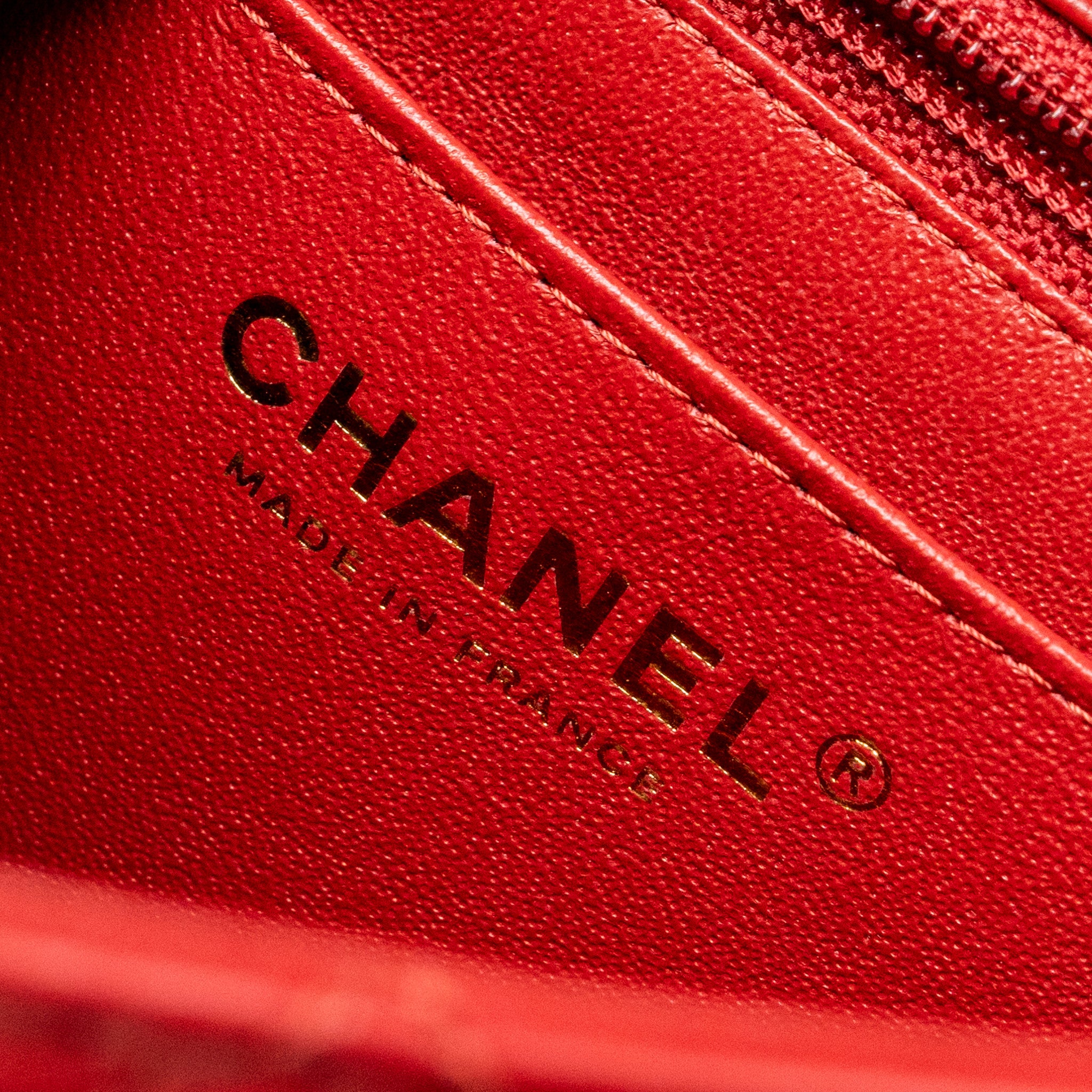 Chanel mini 2.55 Reissue flap bag aged calfskin red GHW - Image 14