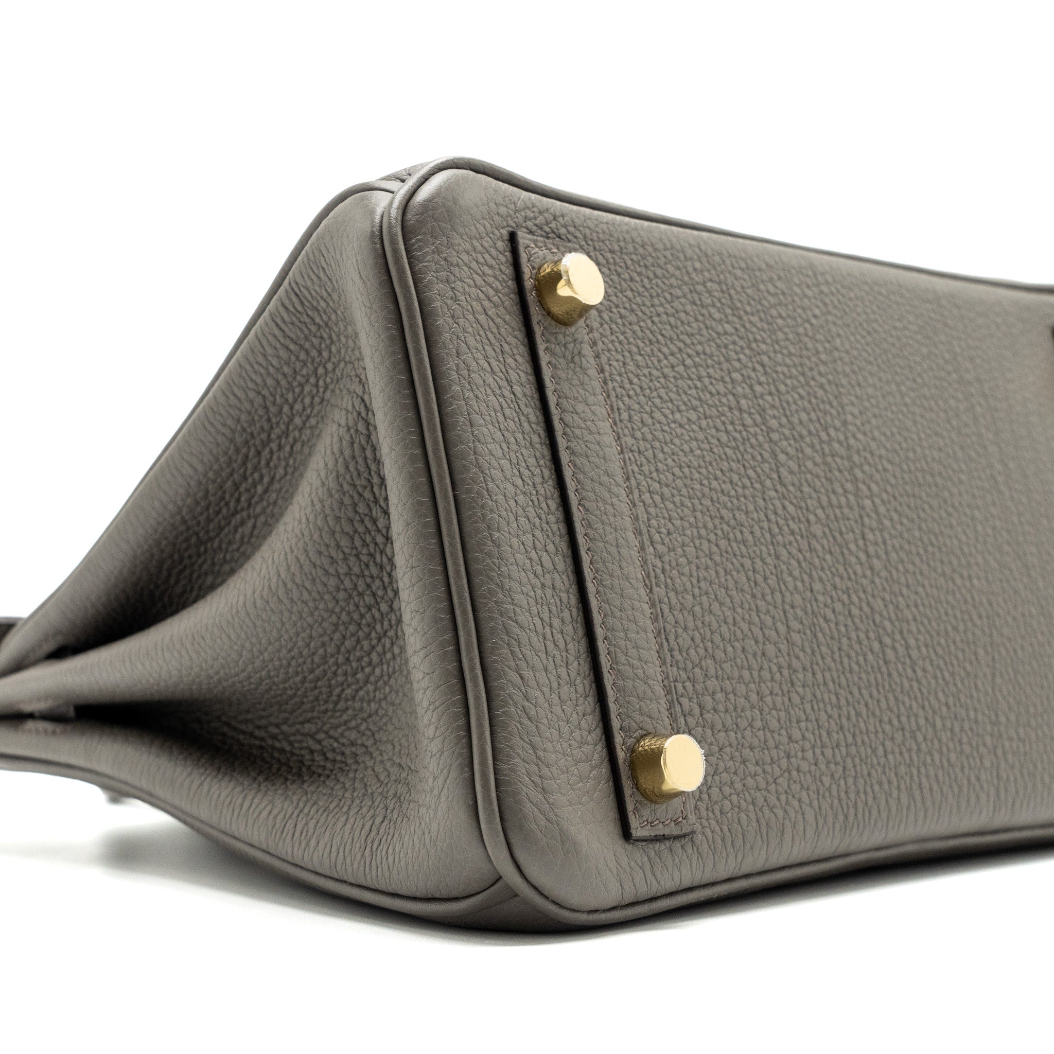 Hermes birkin25 togo gris etain GHW stamp U - Image 7
