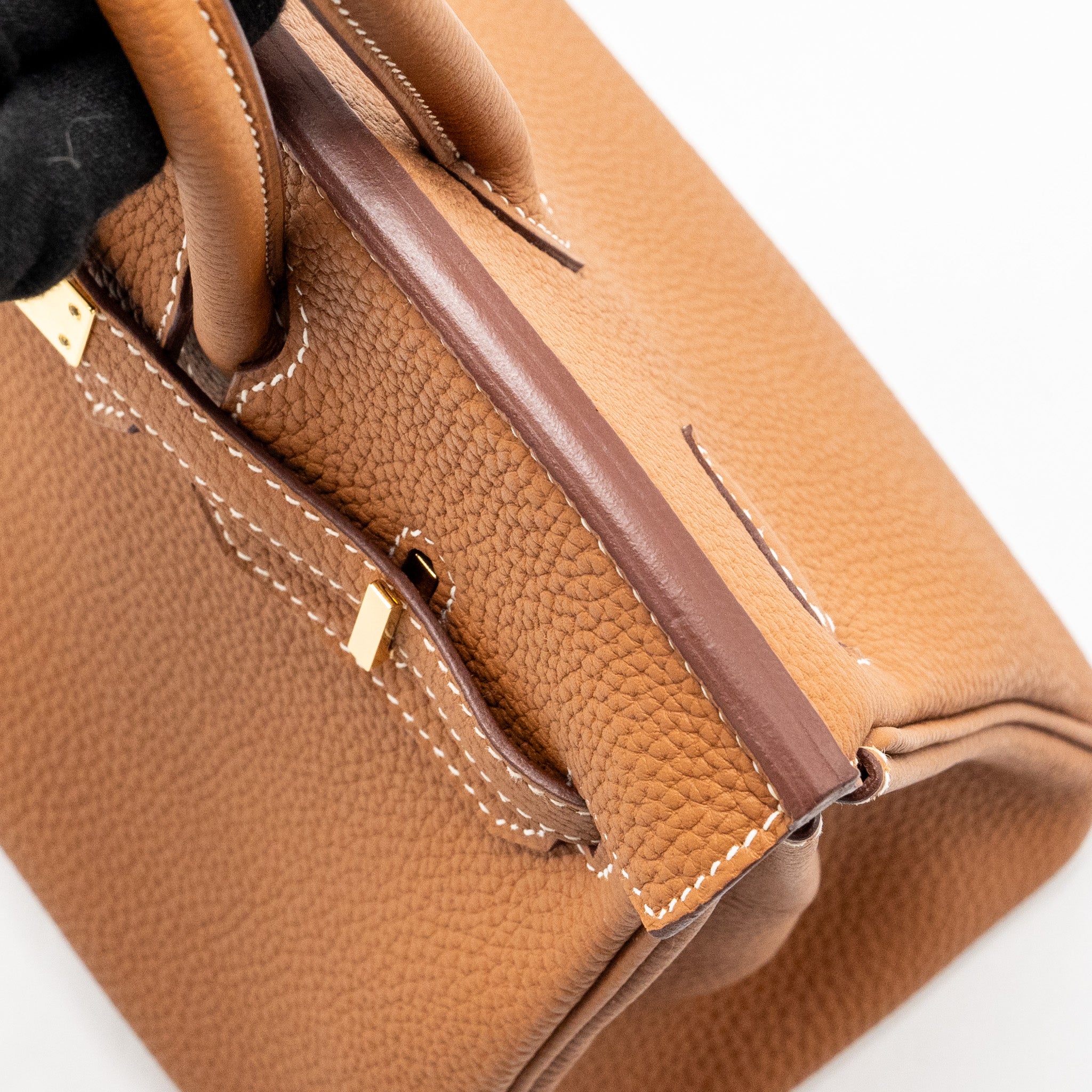 Hermes Birkin 25 Togo Gold GHW Stamp Y - Image 9