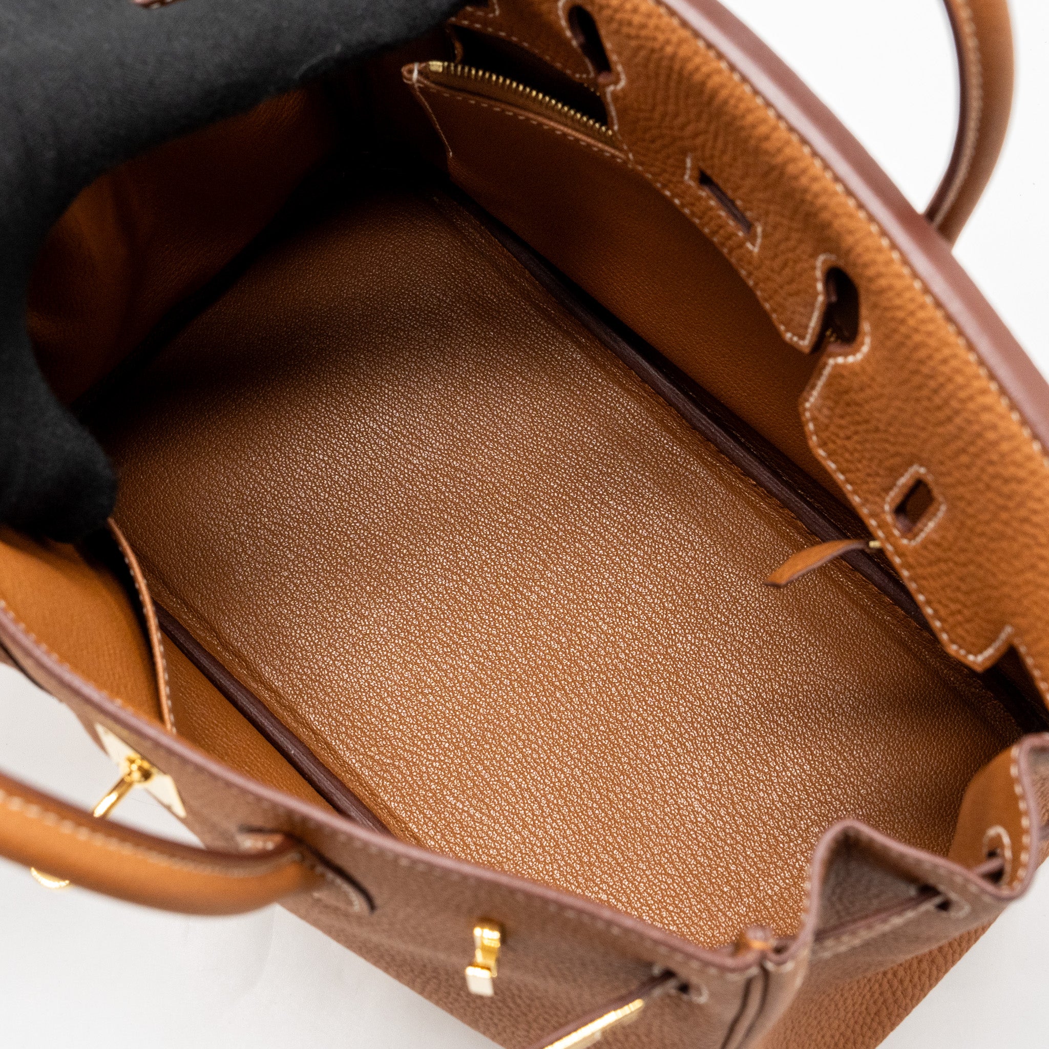 Hermes Birkin 25 Togo Gold GHW Stamp Y - Image 13