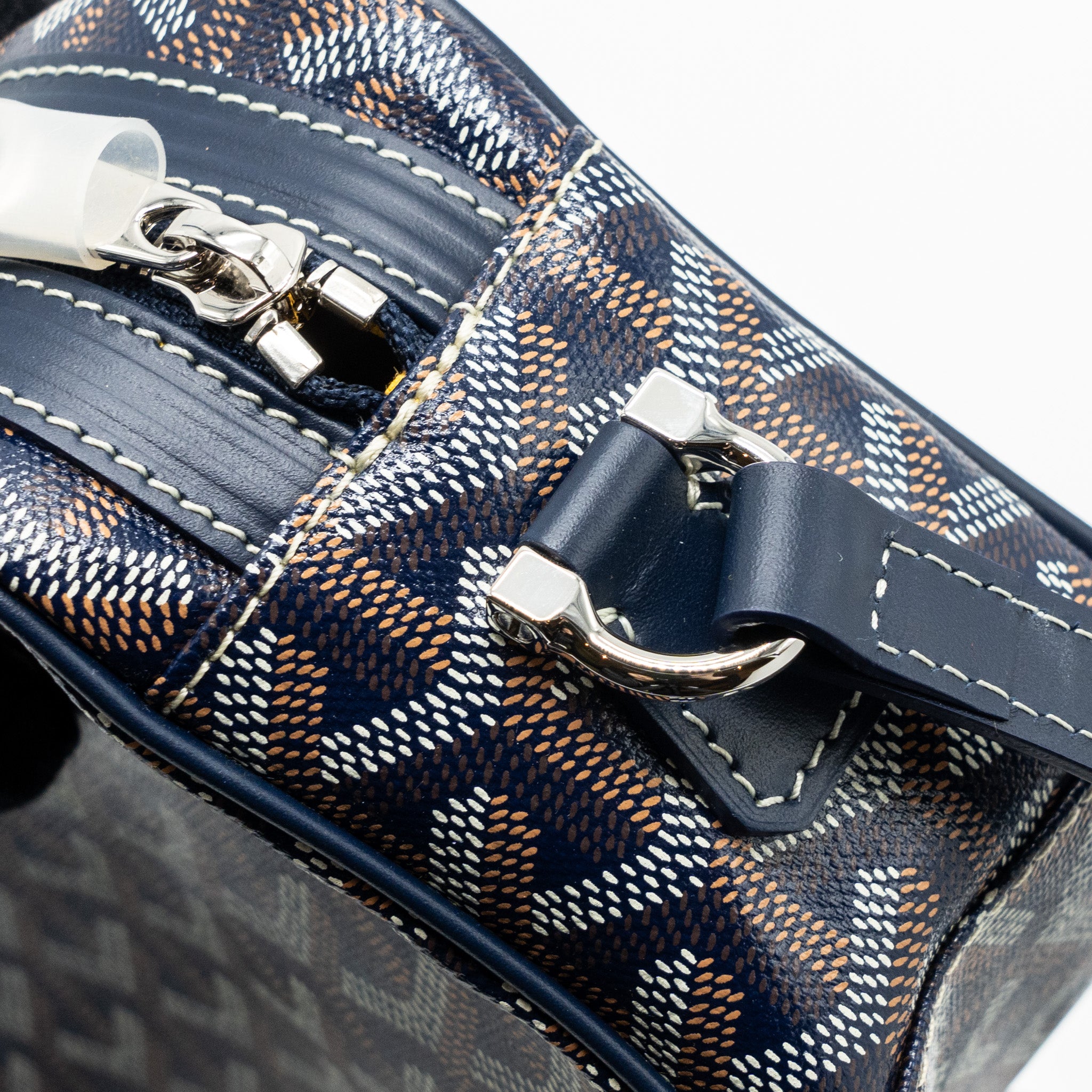 Goyard cap vert PM limited edition goyardline canvas blue/multicolour SHW - Image 12