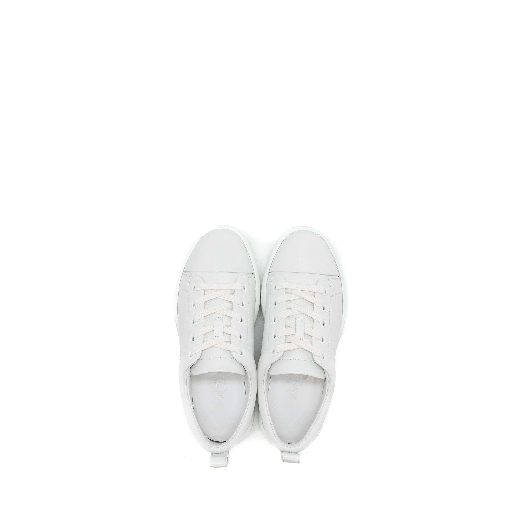 Hermes size 35 happy sneaker calfskin blanc - Image 3