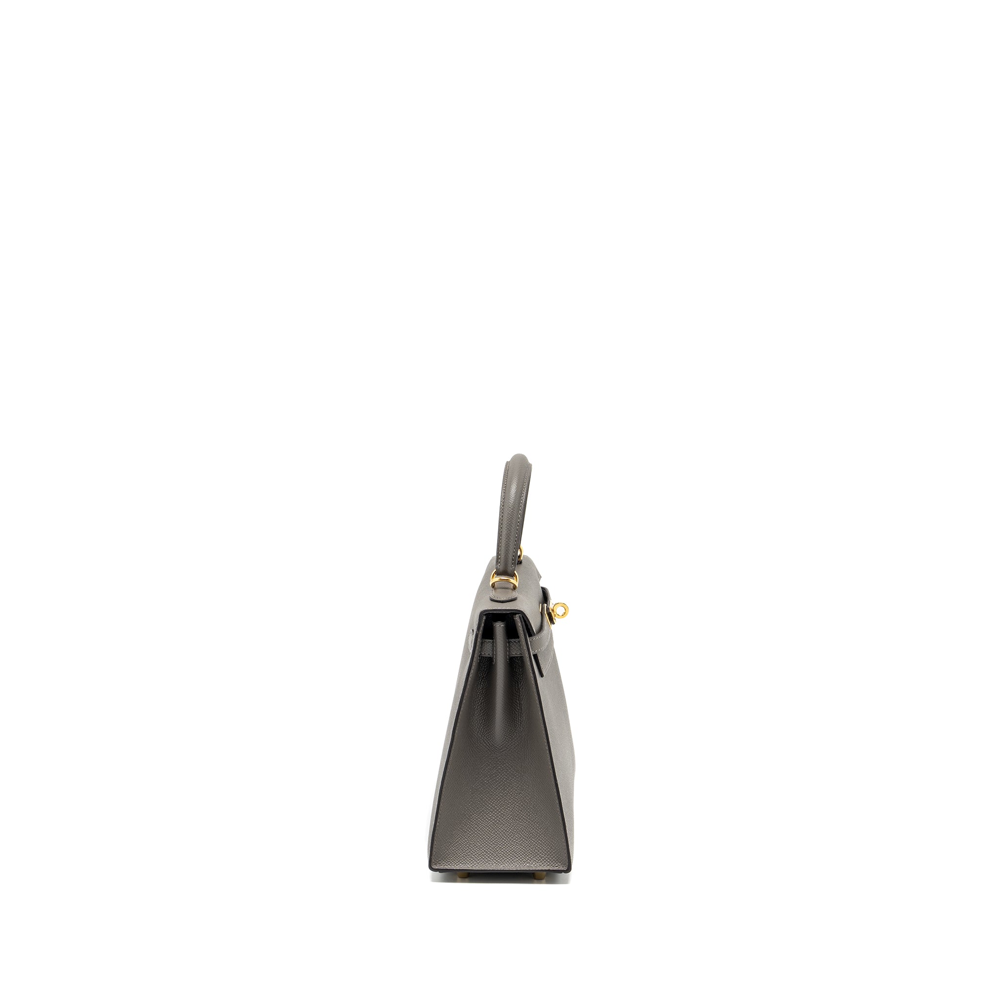 Hermes kelly 25 sellier Epsom gris Meyer GHW stamp U - Image 3
