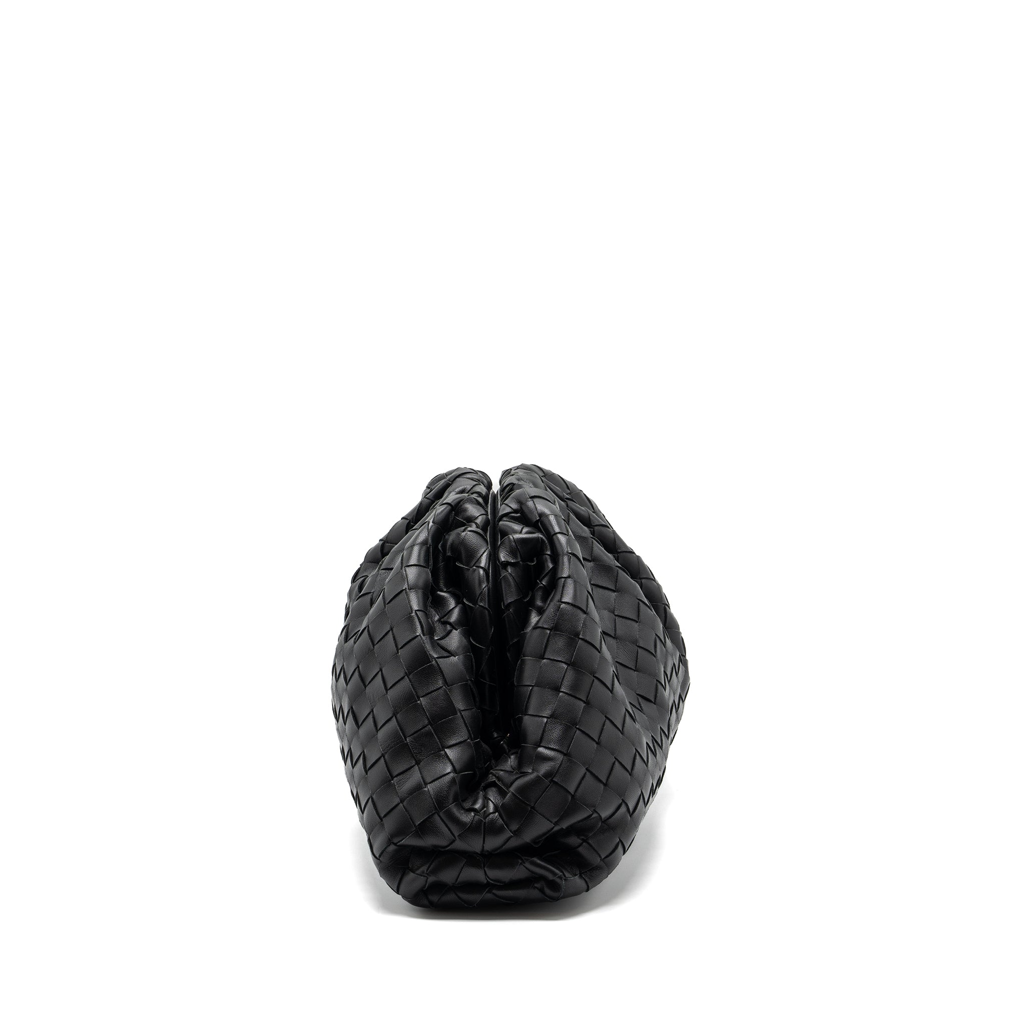 Bottega Veneta Pouch Intrecciato leather clutch lambskin black - Image 4