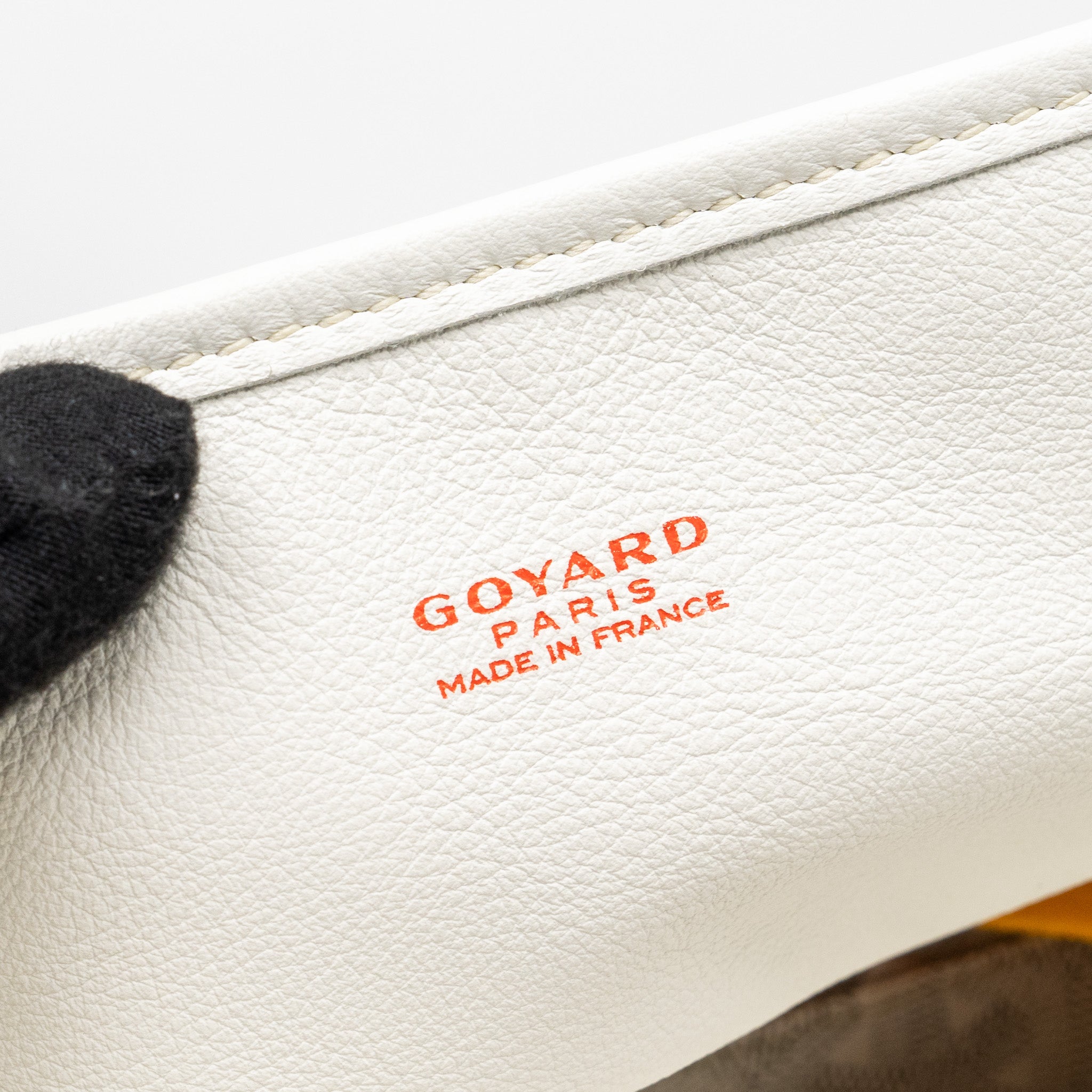 Goyard mini Anjou tote bag goyardine canvas white SHW - Image 10