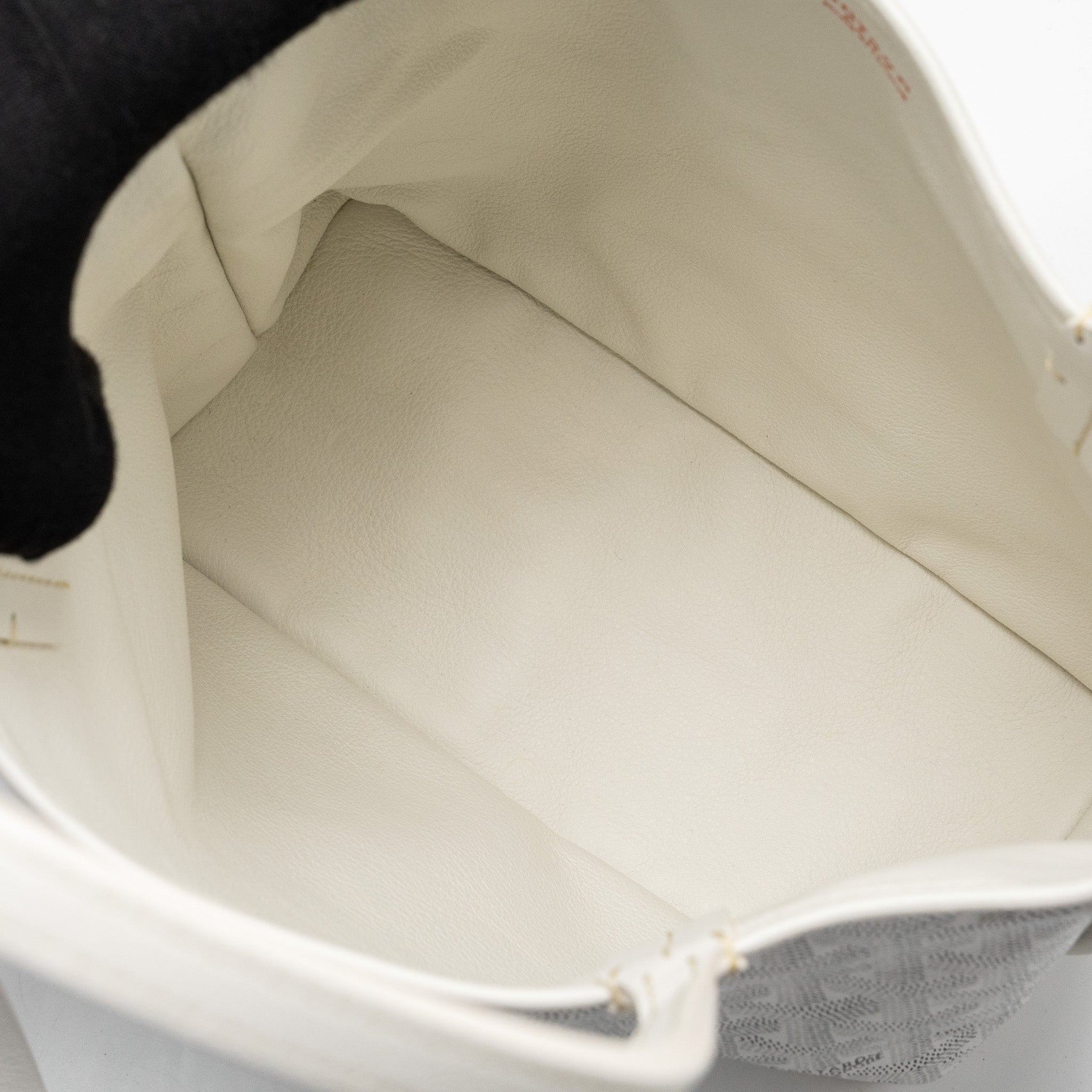 Goyard mini Anjou tote bag goyardine canvas white SHW - Image 11