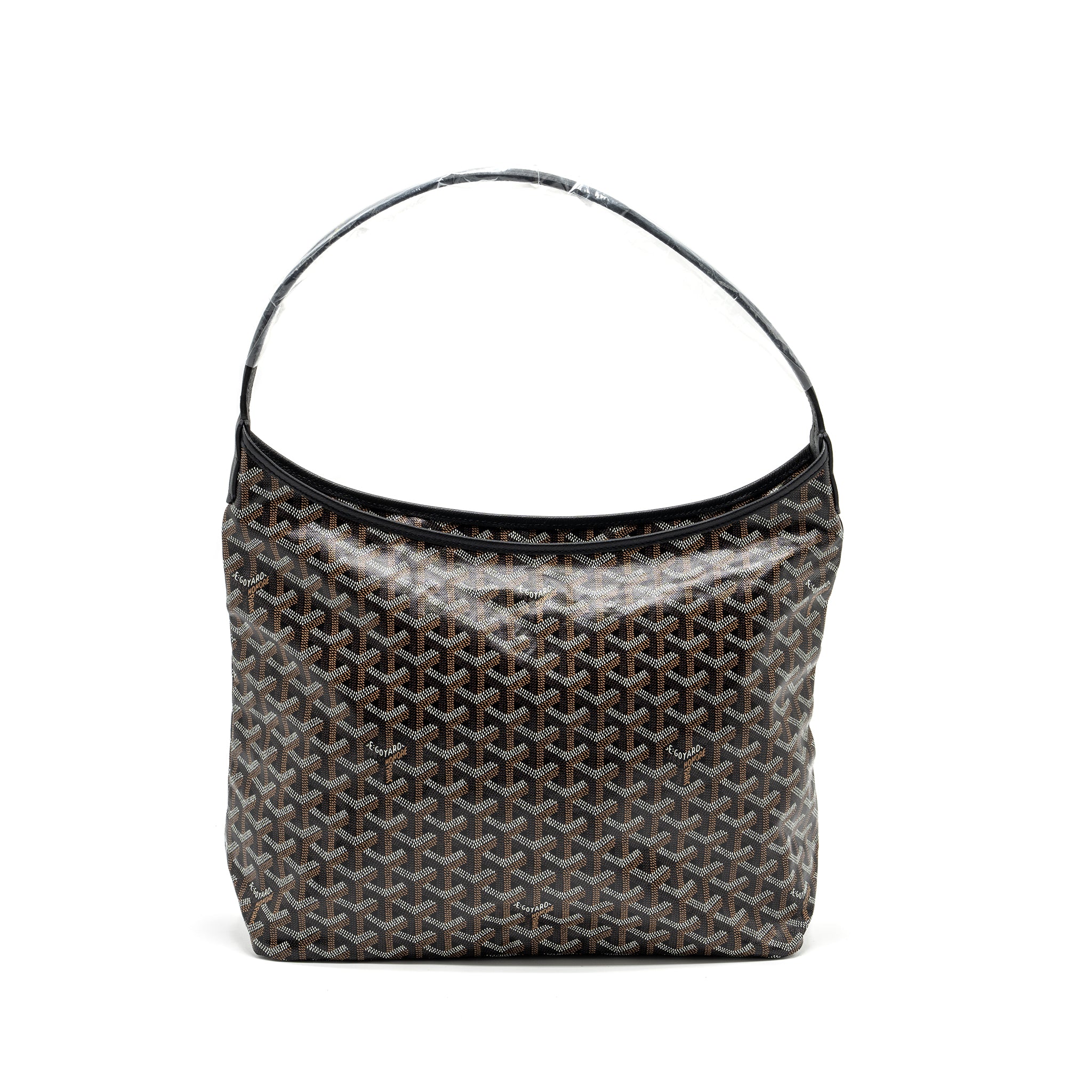 Goyard Boheme Hobo bag Goyardline canvas / calfskin black SHW - Image 2