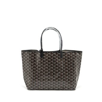 Goyard Saint Louis PM tote bag Goyardline canvas black SHW