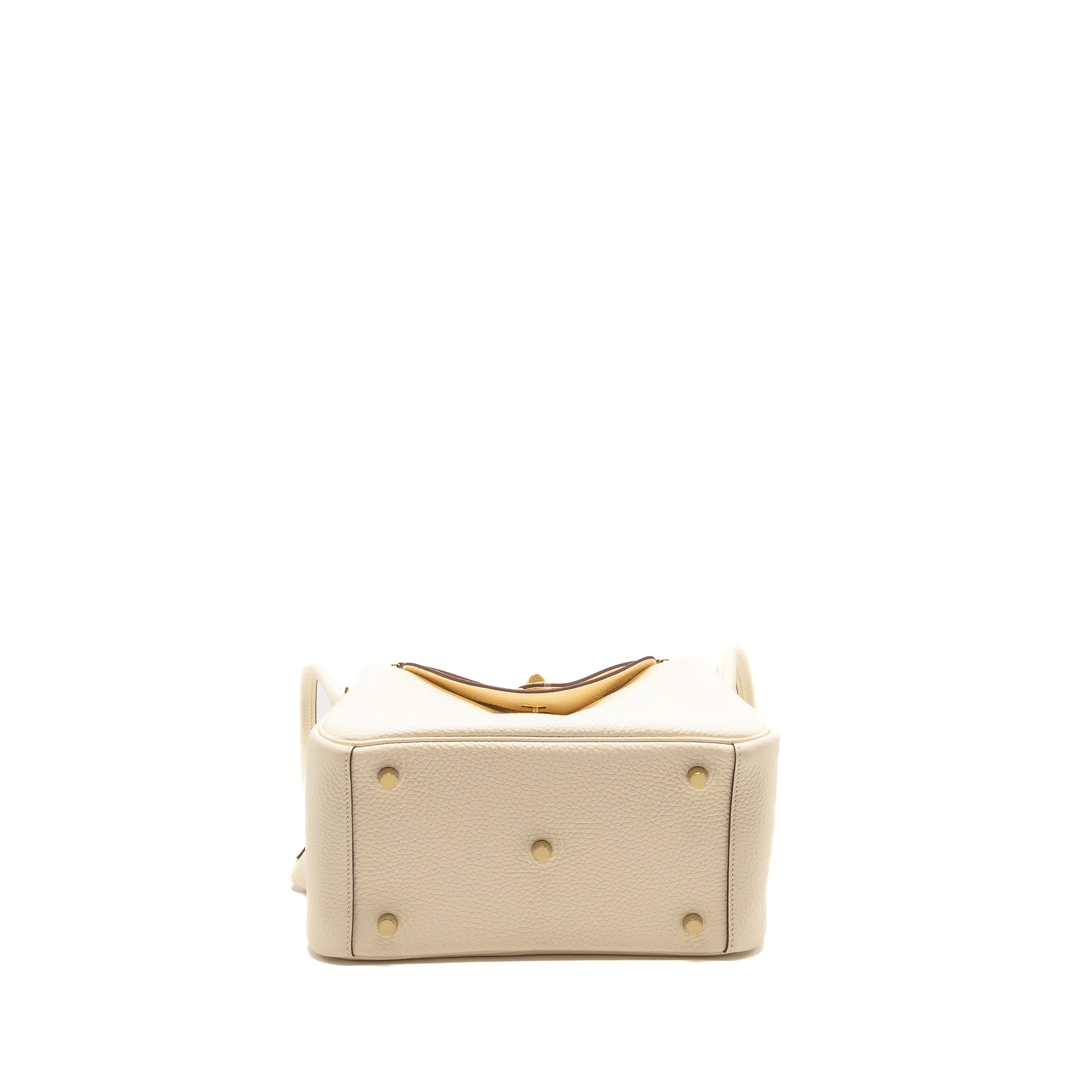 HERMES Lindy 26 Clemence Nata GHW Stamp W - Image 6