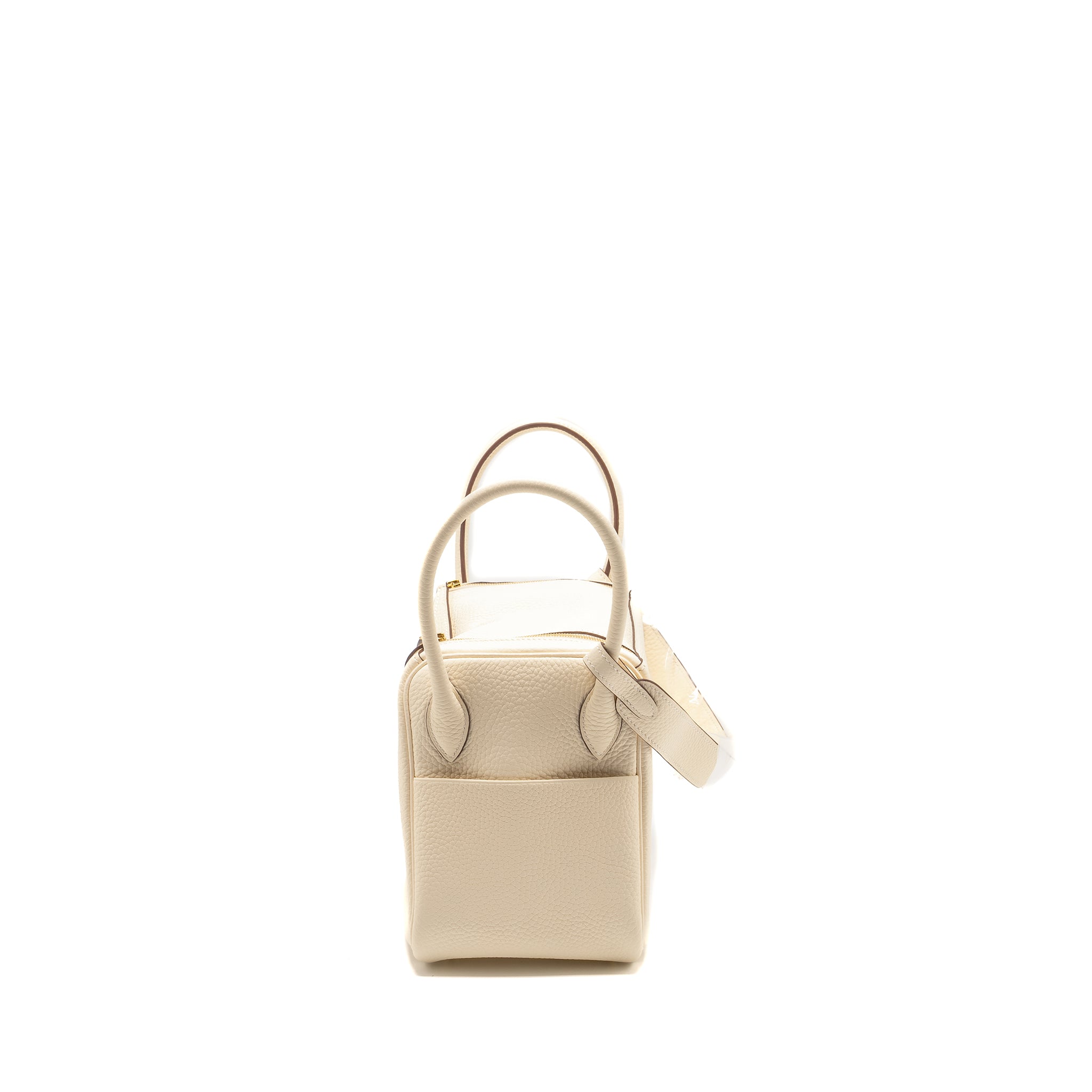 HERMES Lindy 26 Clemence Nata GHW Stamp W - Image 4