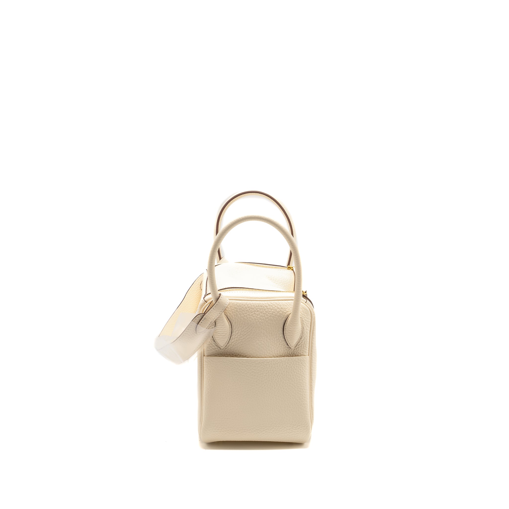 HERMES Lindy 26 Clemence Nata GHW Stamp W - Image 3