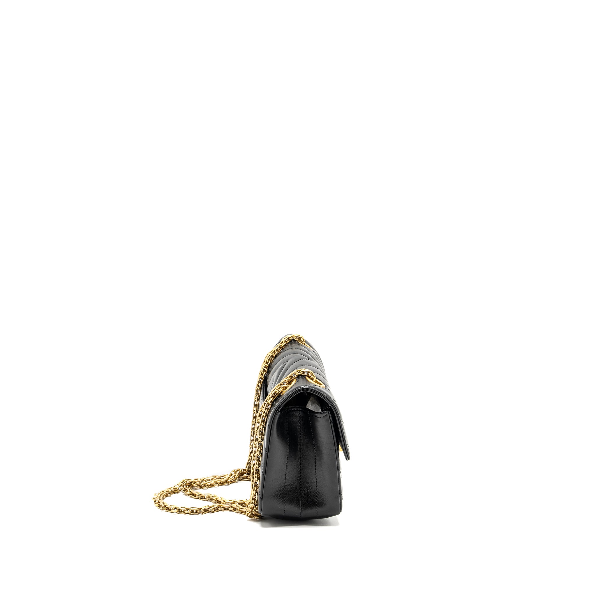 Chanel Mini 2.55 Reissue Chevron Calfskin Black GHW (Microchip) - Image 3