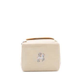 Hermes Toogo Cabriole Case, medium model cotton biscuit SHW