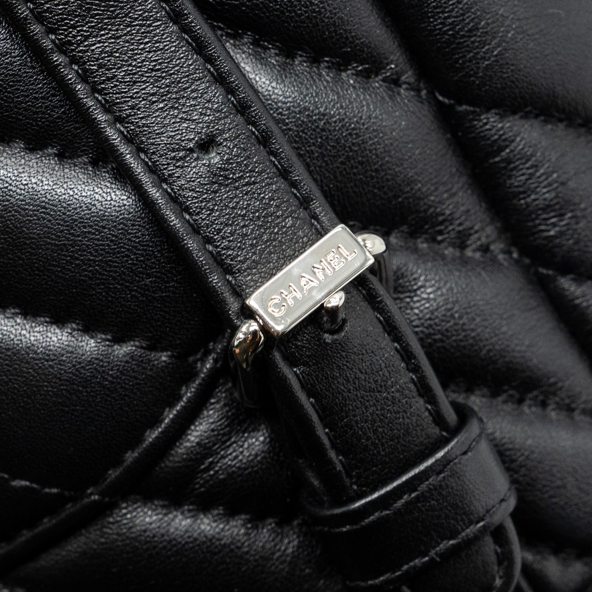 Chanel Small Urban Spirit Backpack Chevron Calfskin Black SHW - Image 11
