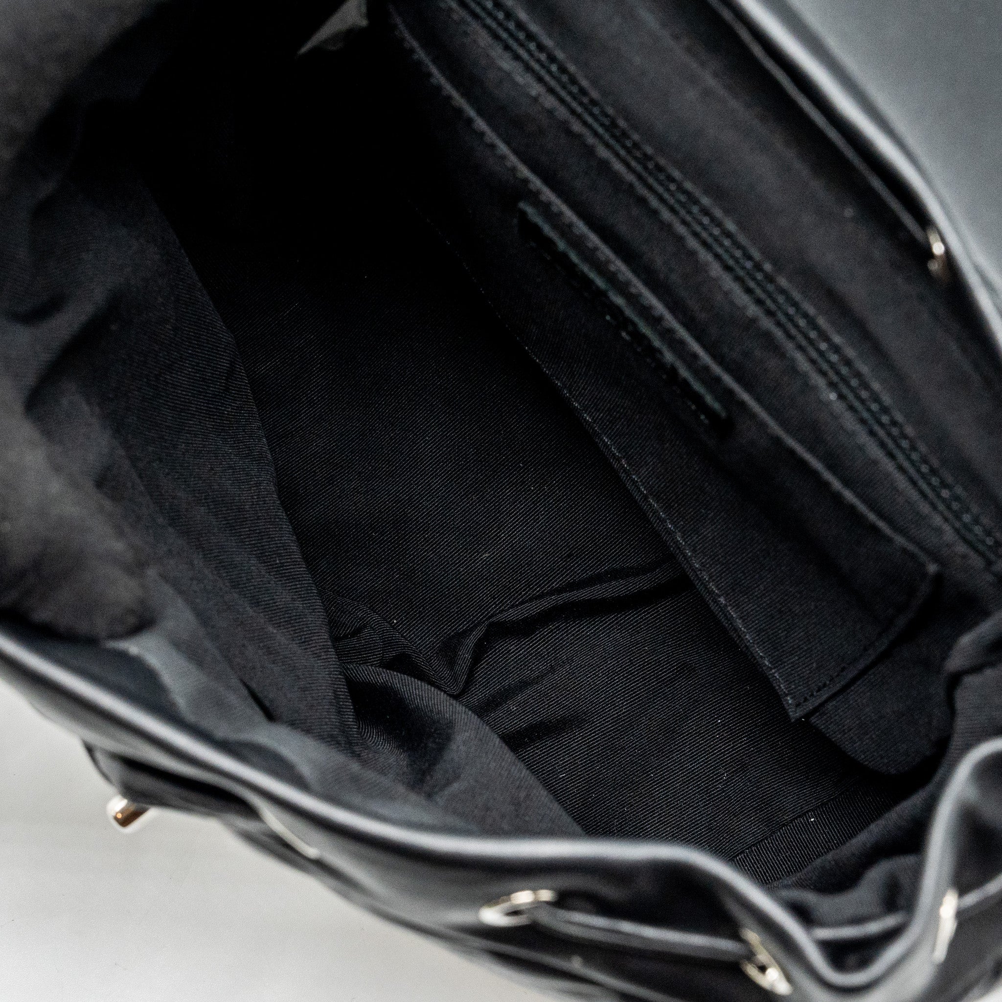 Chanel Small Urban Spirit Backpack Chevron Calfskin Black SHW - Image 14