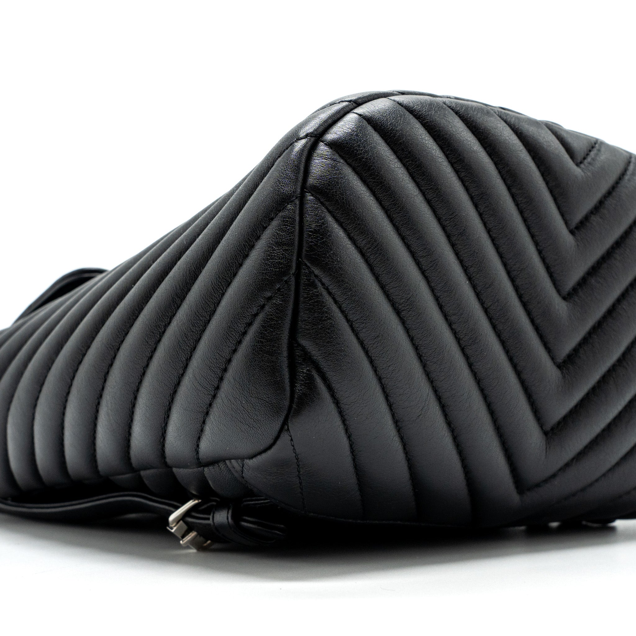 Chanel Small Urban Spirit Backpack Chevron Calfskin Black SHW - Image 7
