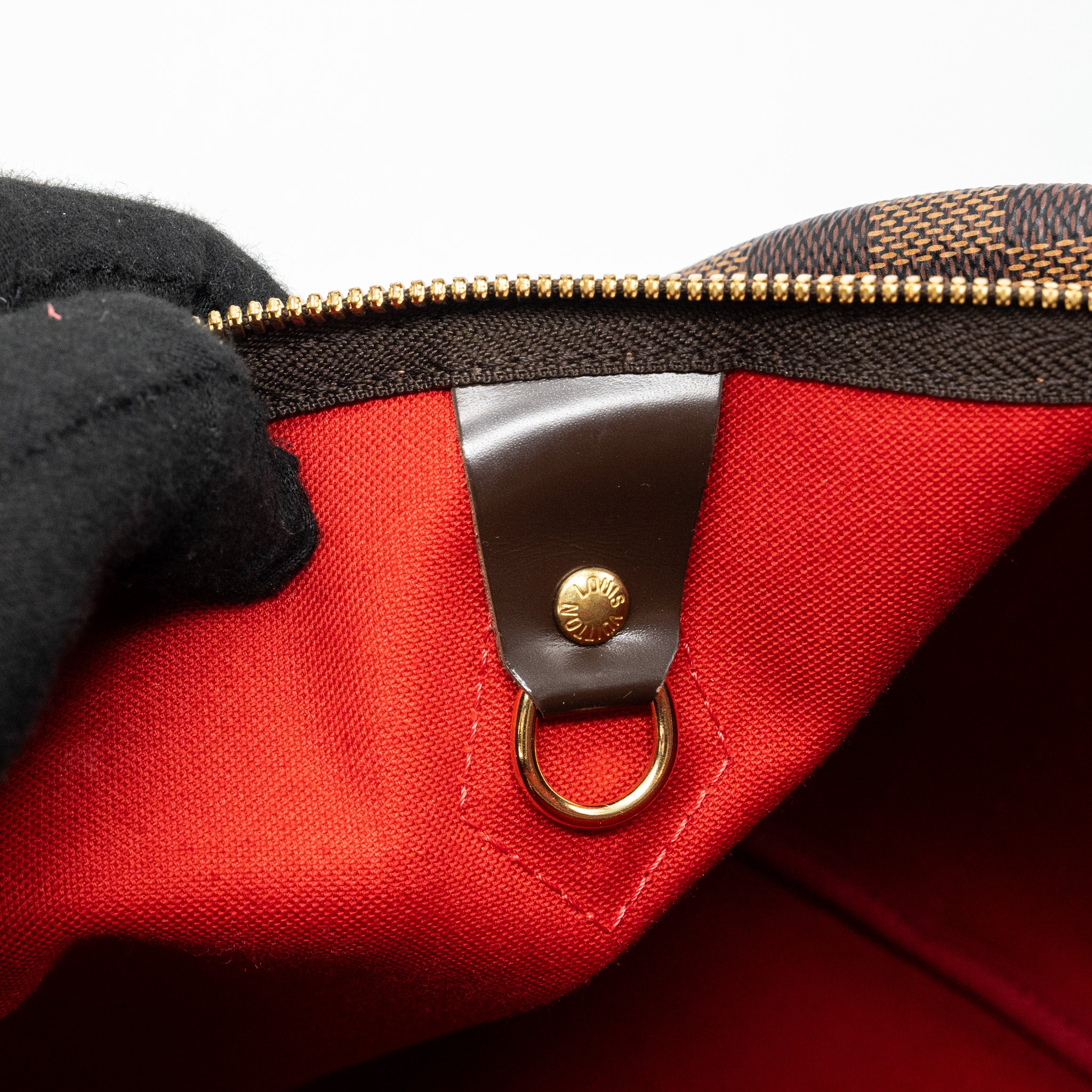 Louis Vuitton speedy bandouliere 30 damier Ebene GHW - Image 10