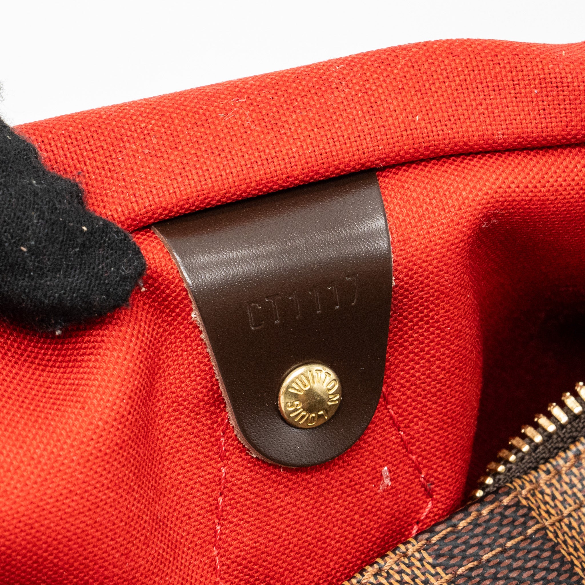 Louis Vuitton speedy bandouliere 30 damier Ebene GHW - Image 11