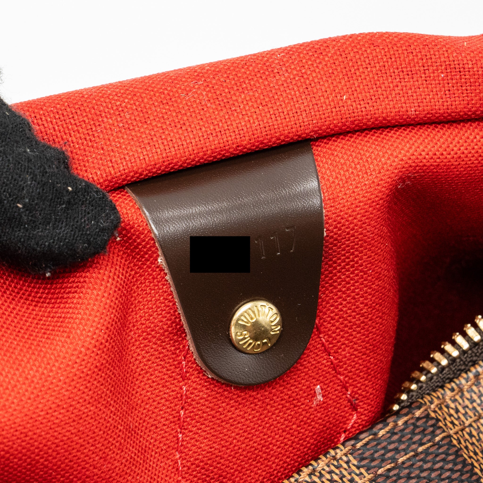 Louis Vuitton speedy bandouliere 30 damier Ebene GHW - Image 14