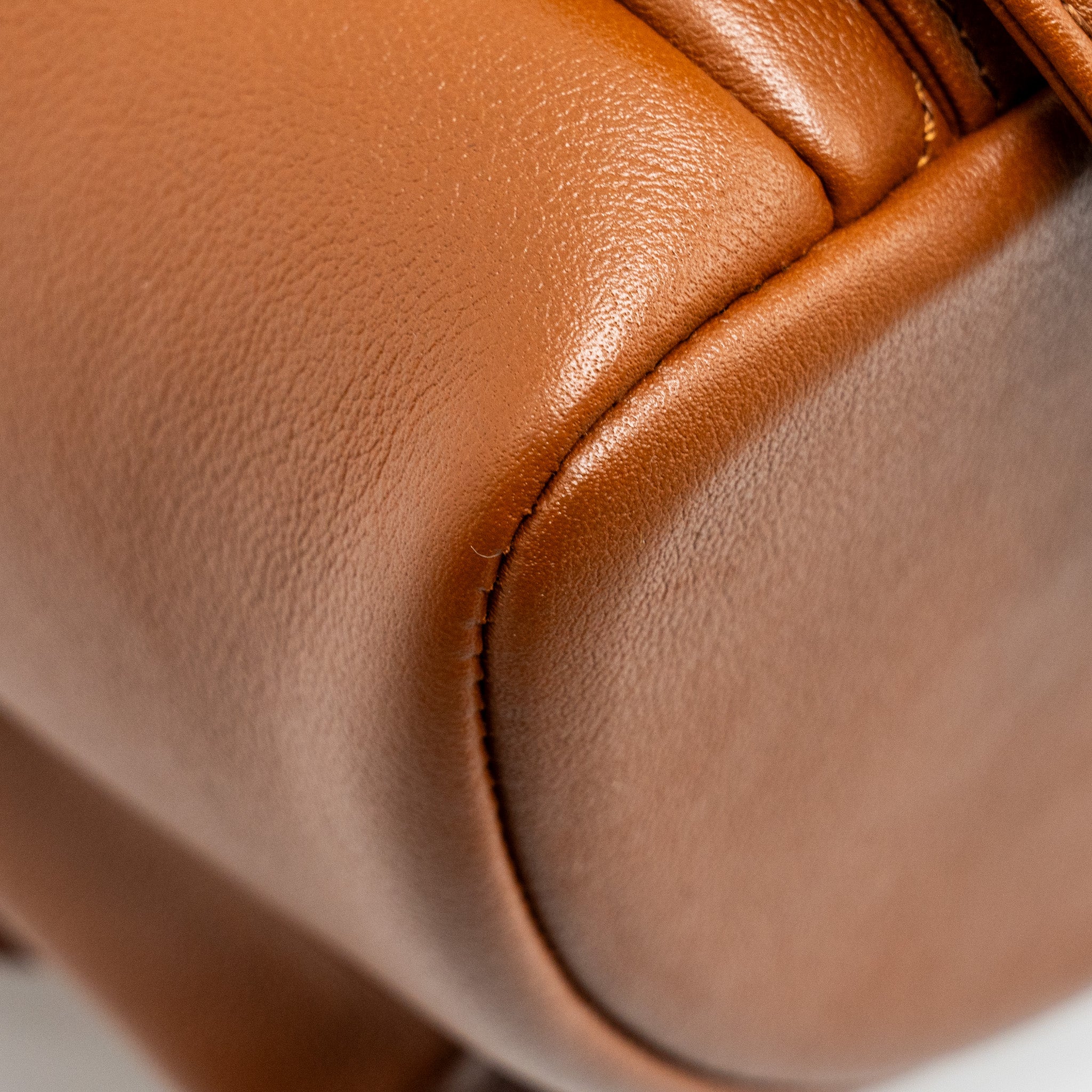 Chanel 23a Triple Pack Backpack Calfskin Caramel LGHW (microchip) - Image 10