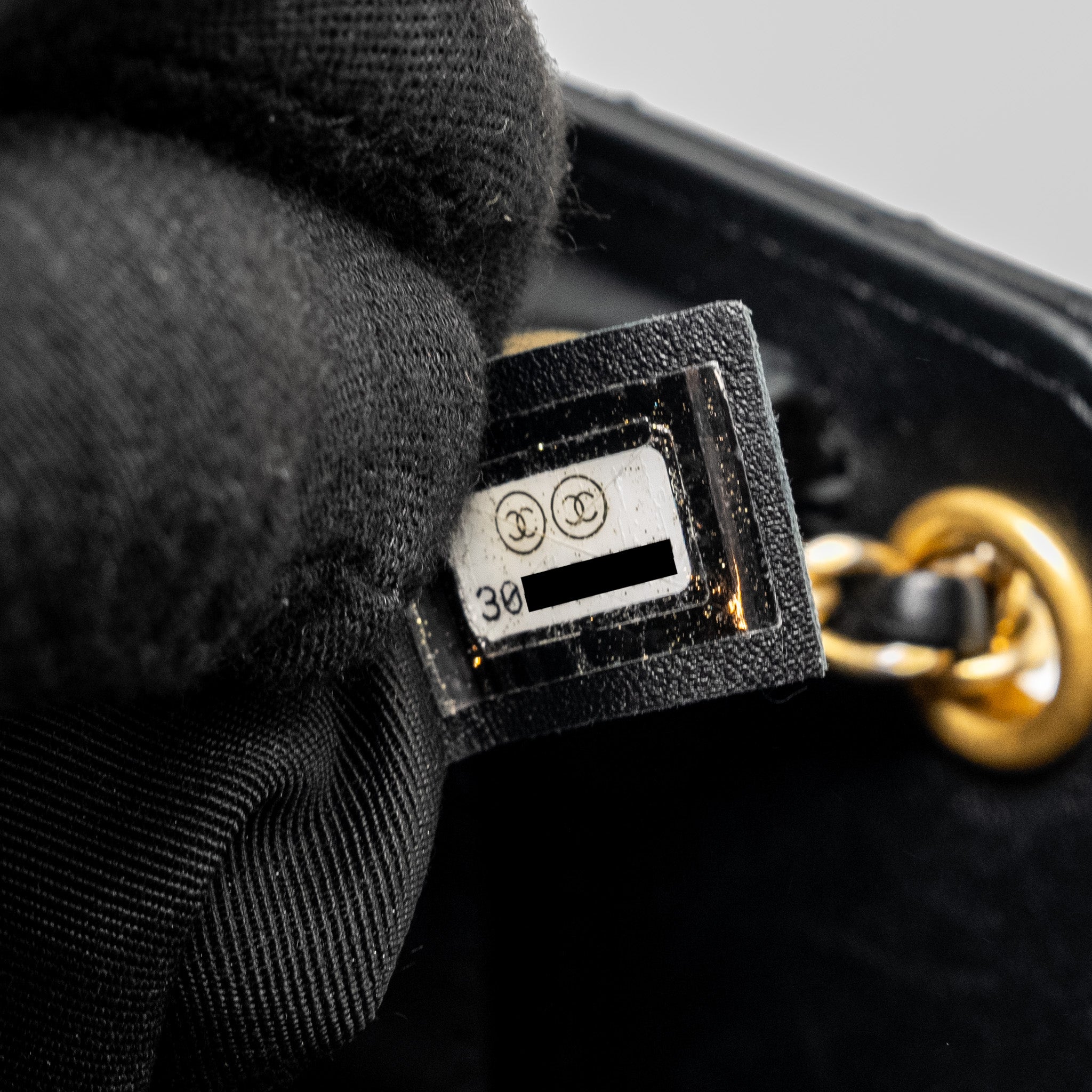 CHANEL Giant CC Logo Mini Tote Bag Lambskin Black GHW - Image 16