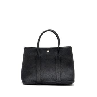 Hermes Garden Party 36 Negonda Black SHW Stamp D