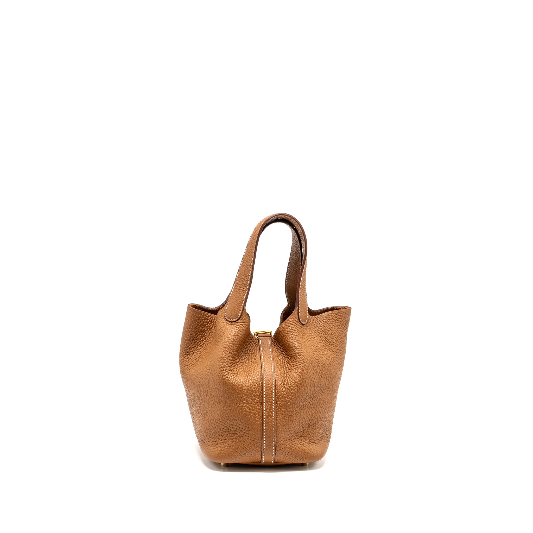 Hermes Picotin 18 Lock Bag Clemence Gold GHW stamp Z - Image 2