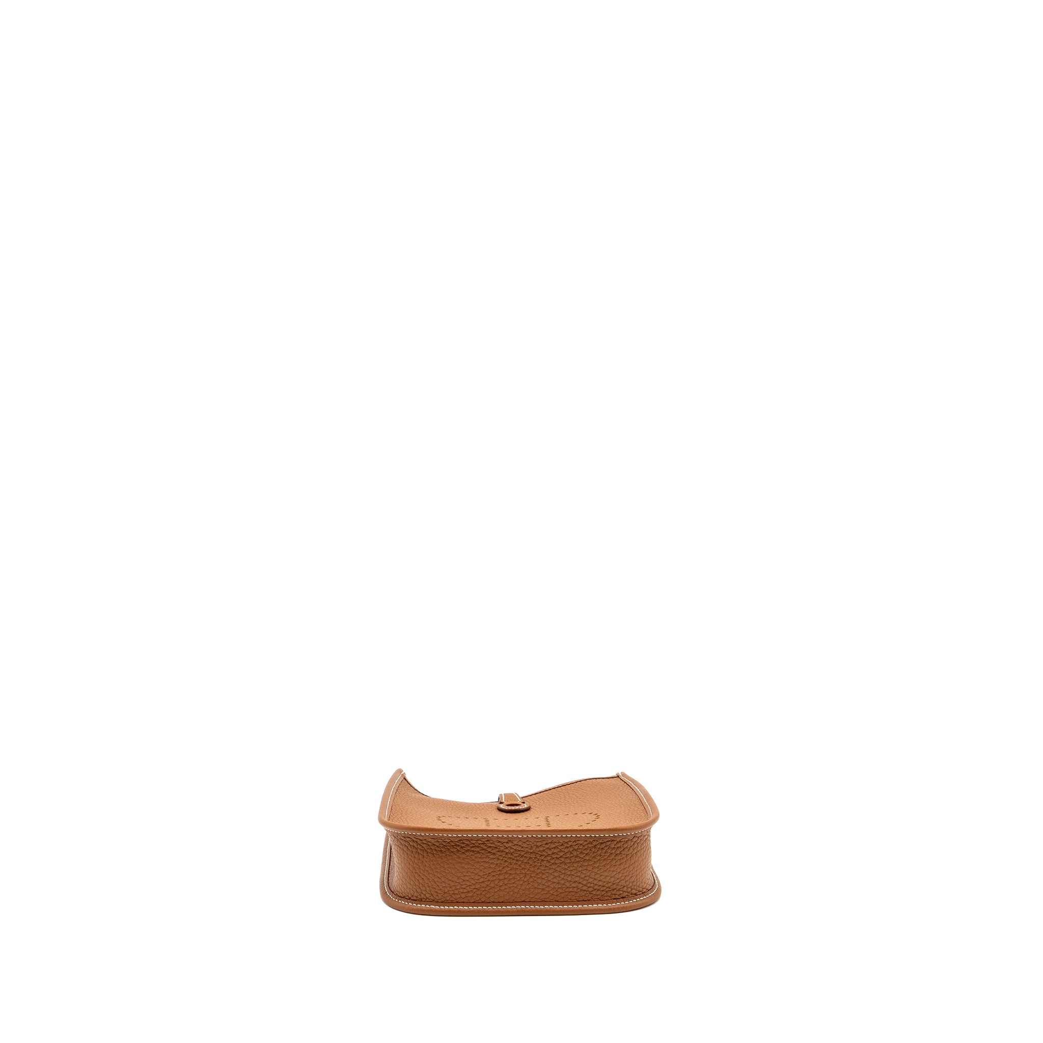 Hermes Mini Evelyn Clemence Gold SHW Stamp B - Image 5